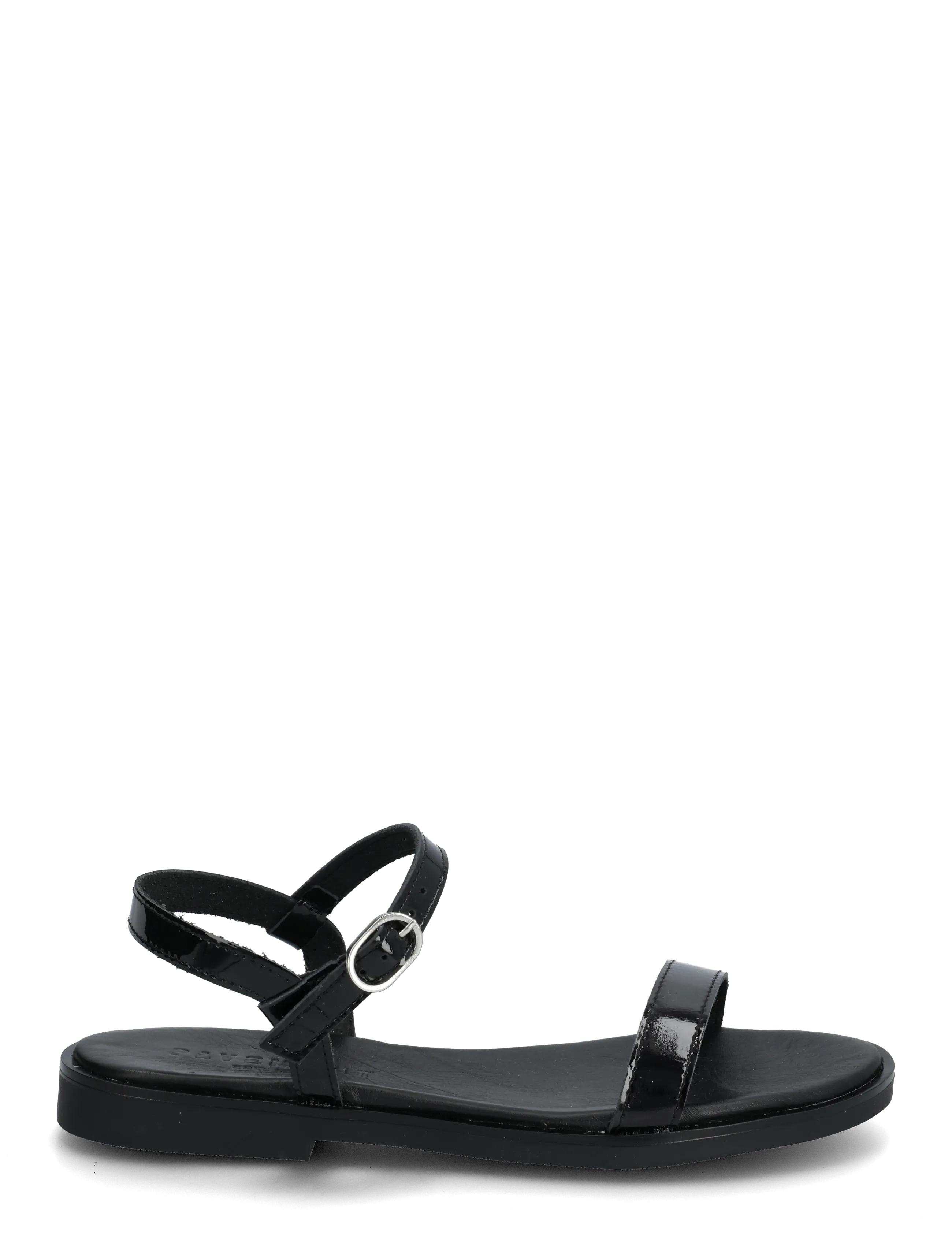 Pavement - Leonora - platta sandaler - black patent - 1