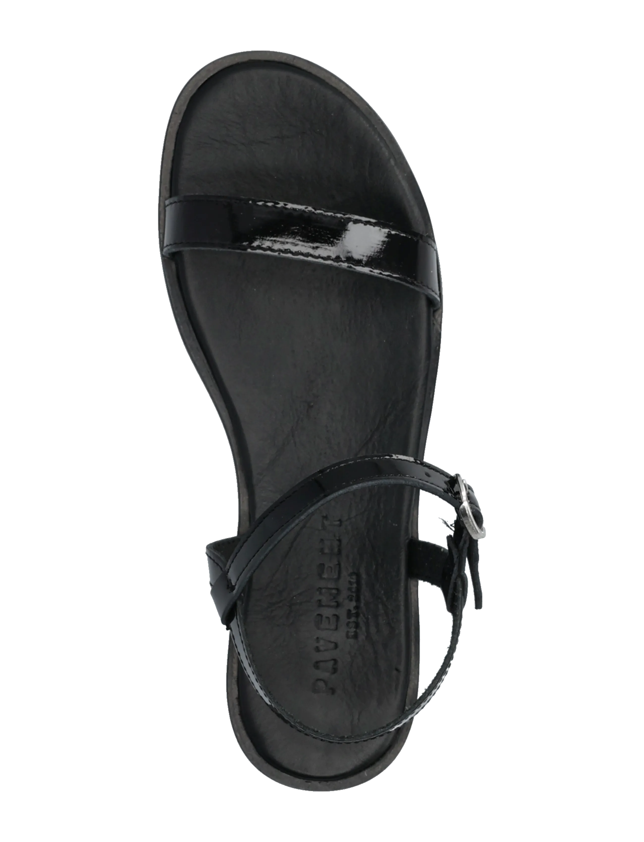 Pavement - Leonora - platta sandaler - black patent - 3