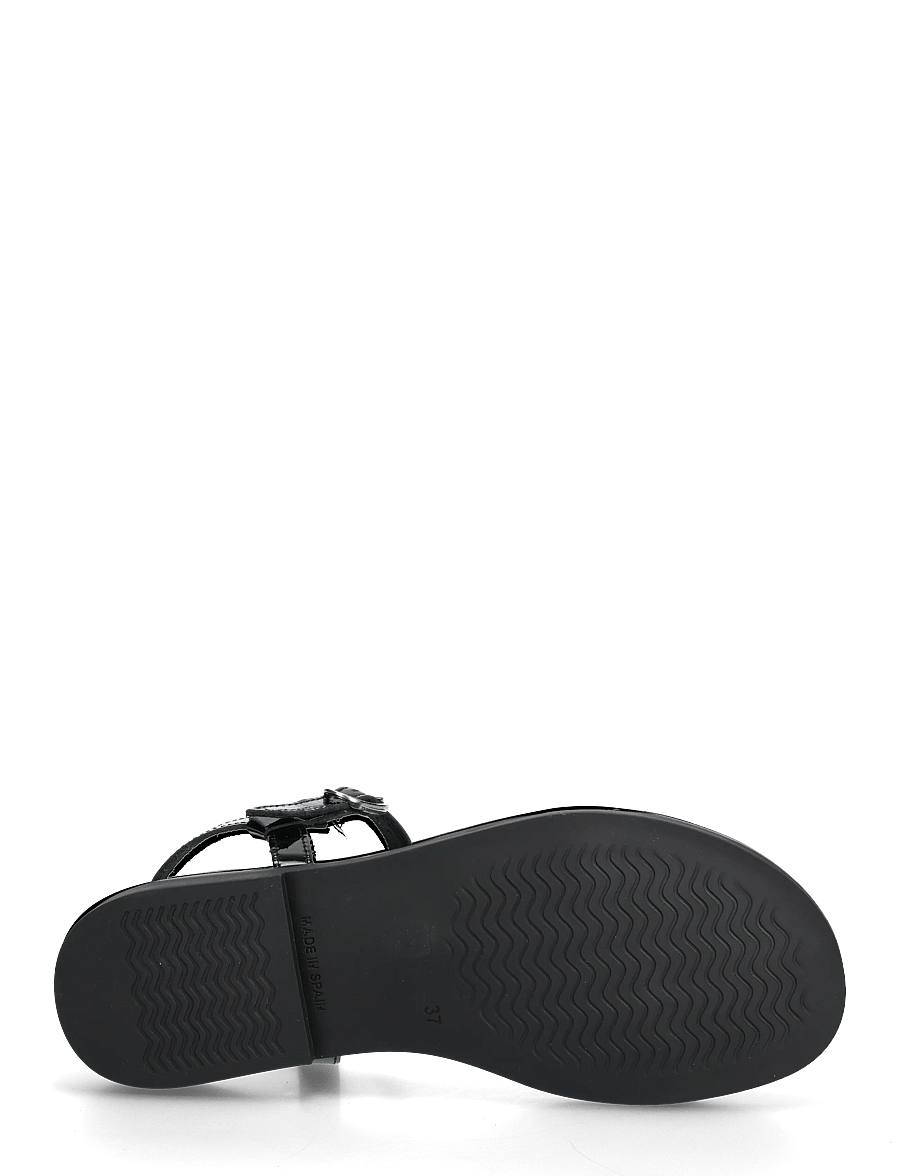 Pavement - Leonora - flache sandalen - black patent - 4