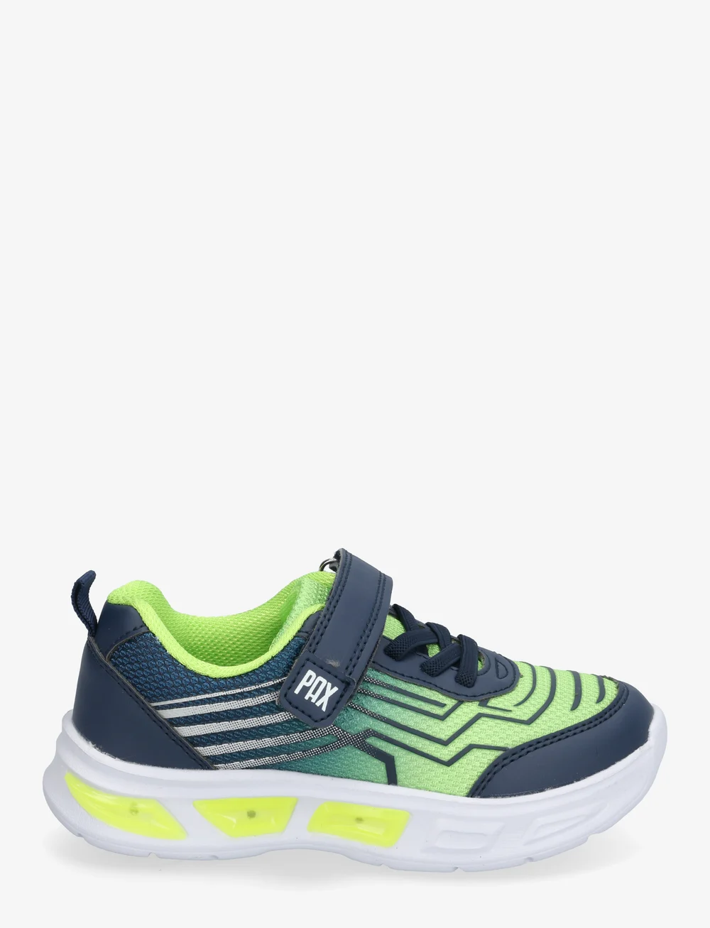 PAX - FLASH PAX - blinkende turnschuhe - lime/navy - 1