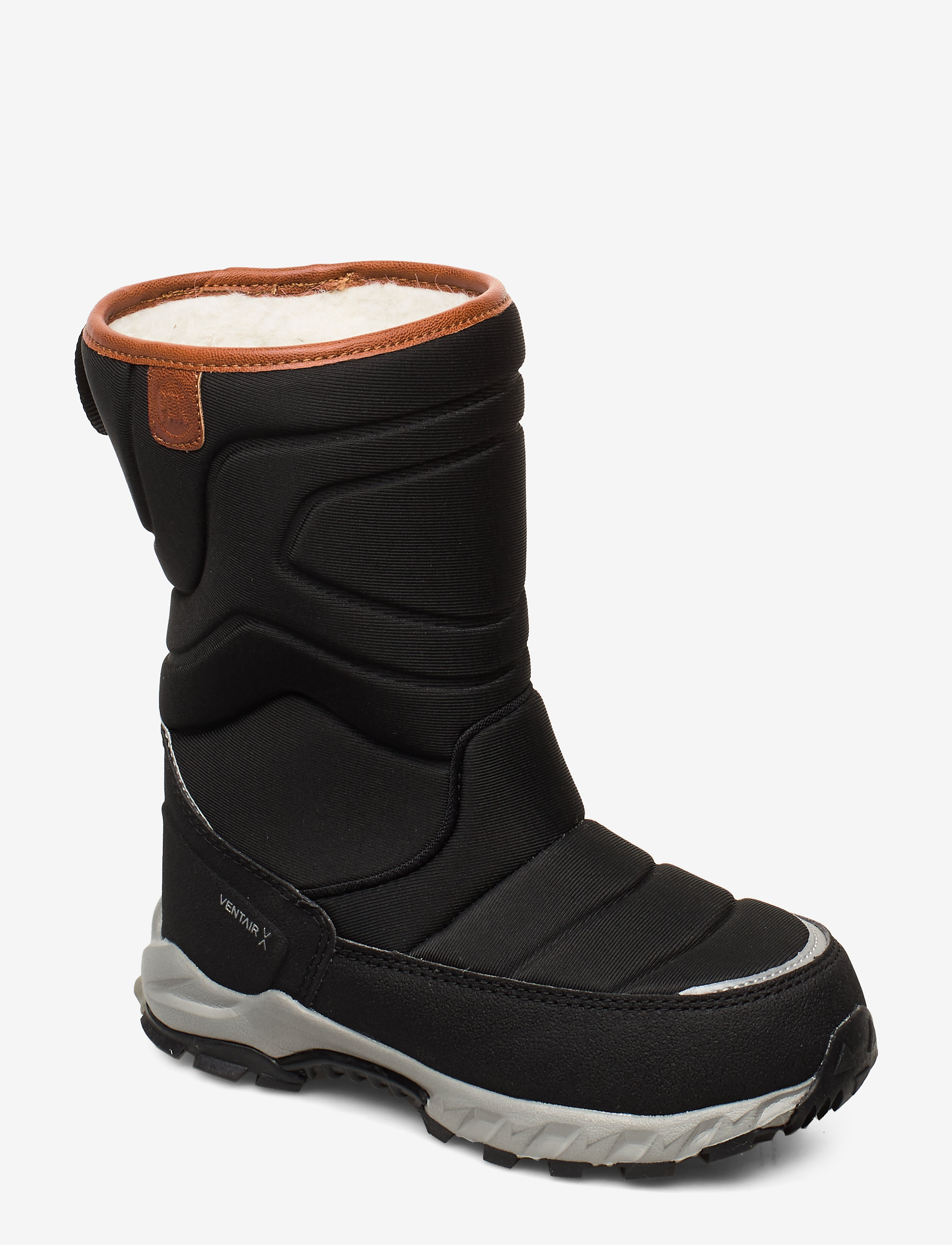 PAX Ice Pax, 34/22.4 cm, Winter Boots, Schwarz - Winterboots Pull On, Kinder