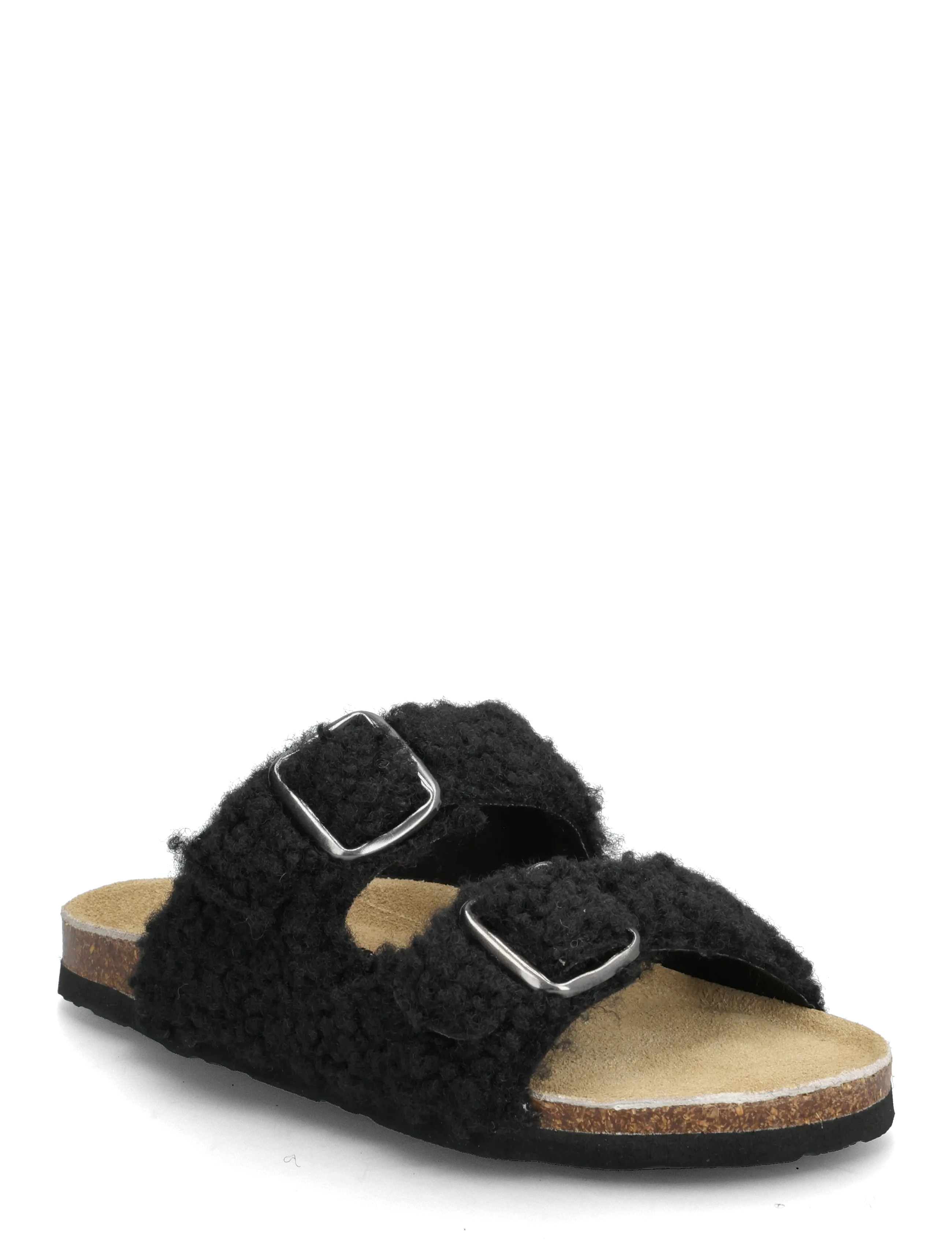 PAX Fuzzy Pax, Børn, Plys Sandaler, Sort, Str: 25
