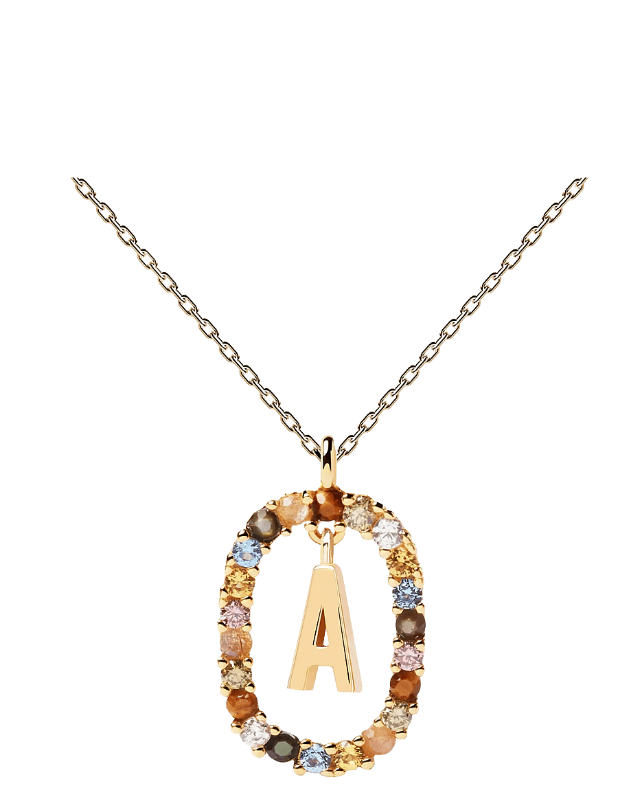 PD Paola - LETTER NECKLACE - perlenketten - multicolour - 1