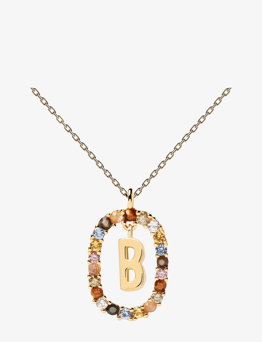 PD Paola - LETTER NECKLACE - perlenketten - multicolour - 1