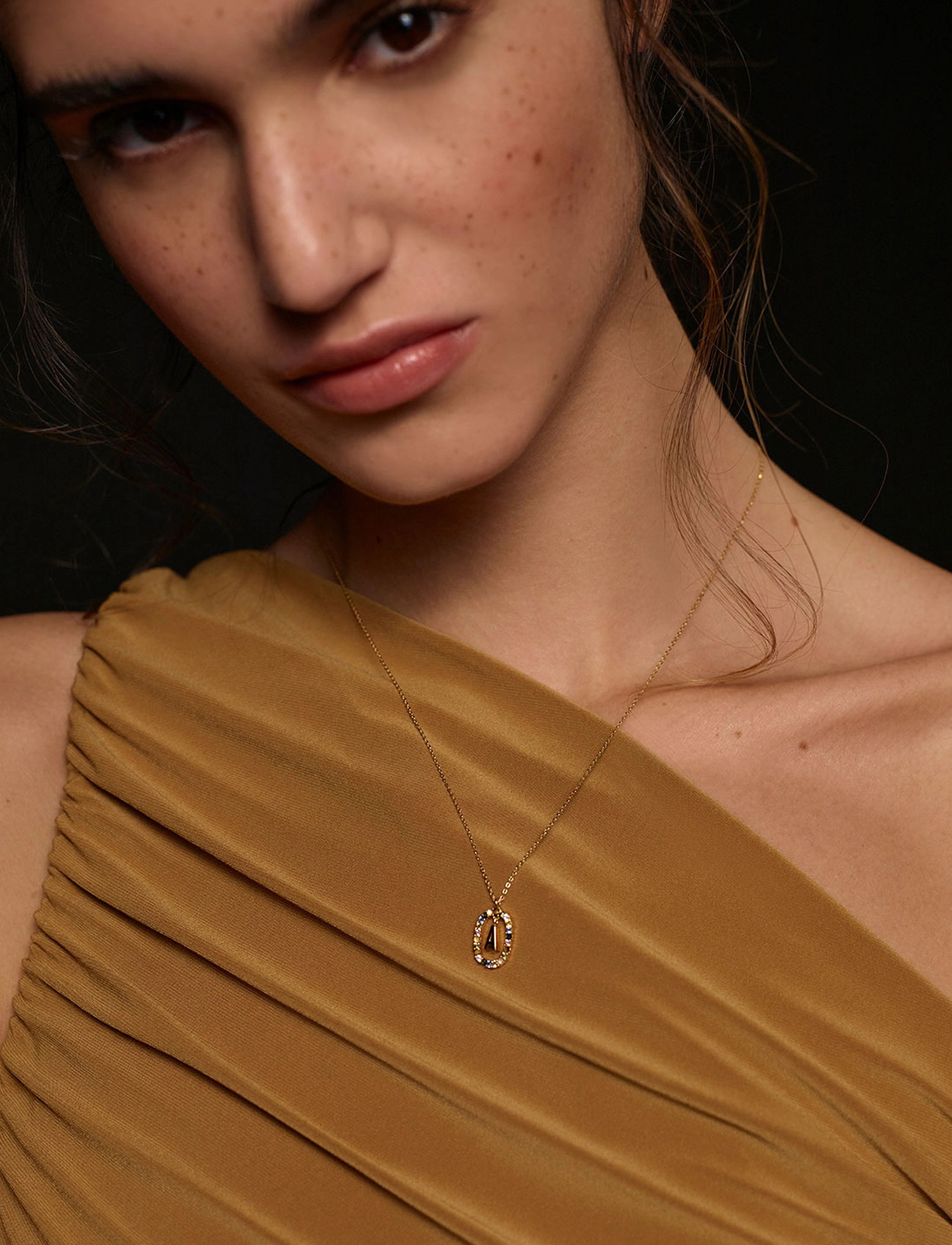 PD Paola - LETTER NECKLACE - halsband med hänge - multicolour - 3