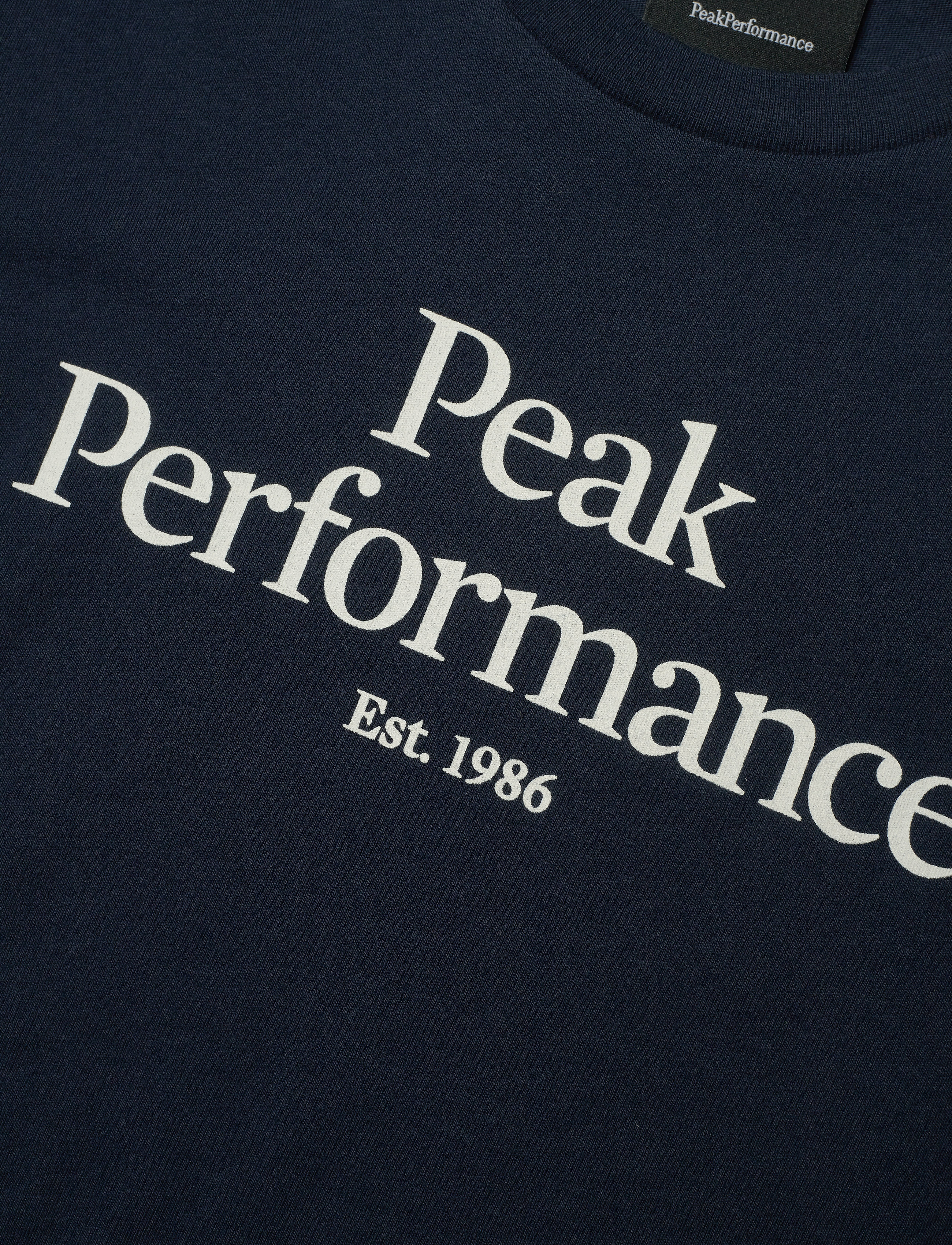 Peak Performance - JR ORIG T  - blue shadow - 2