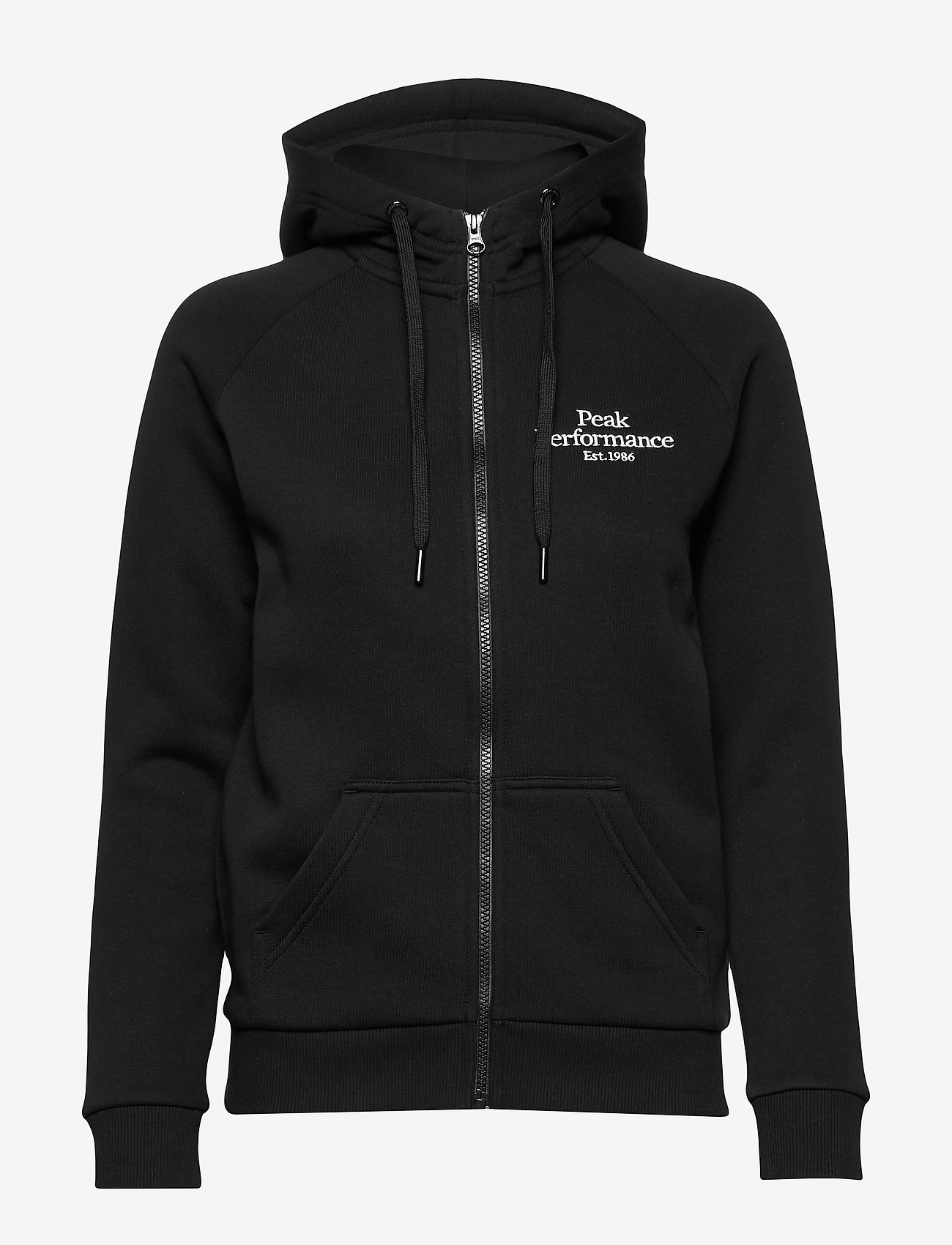 Peak Performance - W Original Zip Hood - black - 0