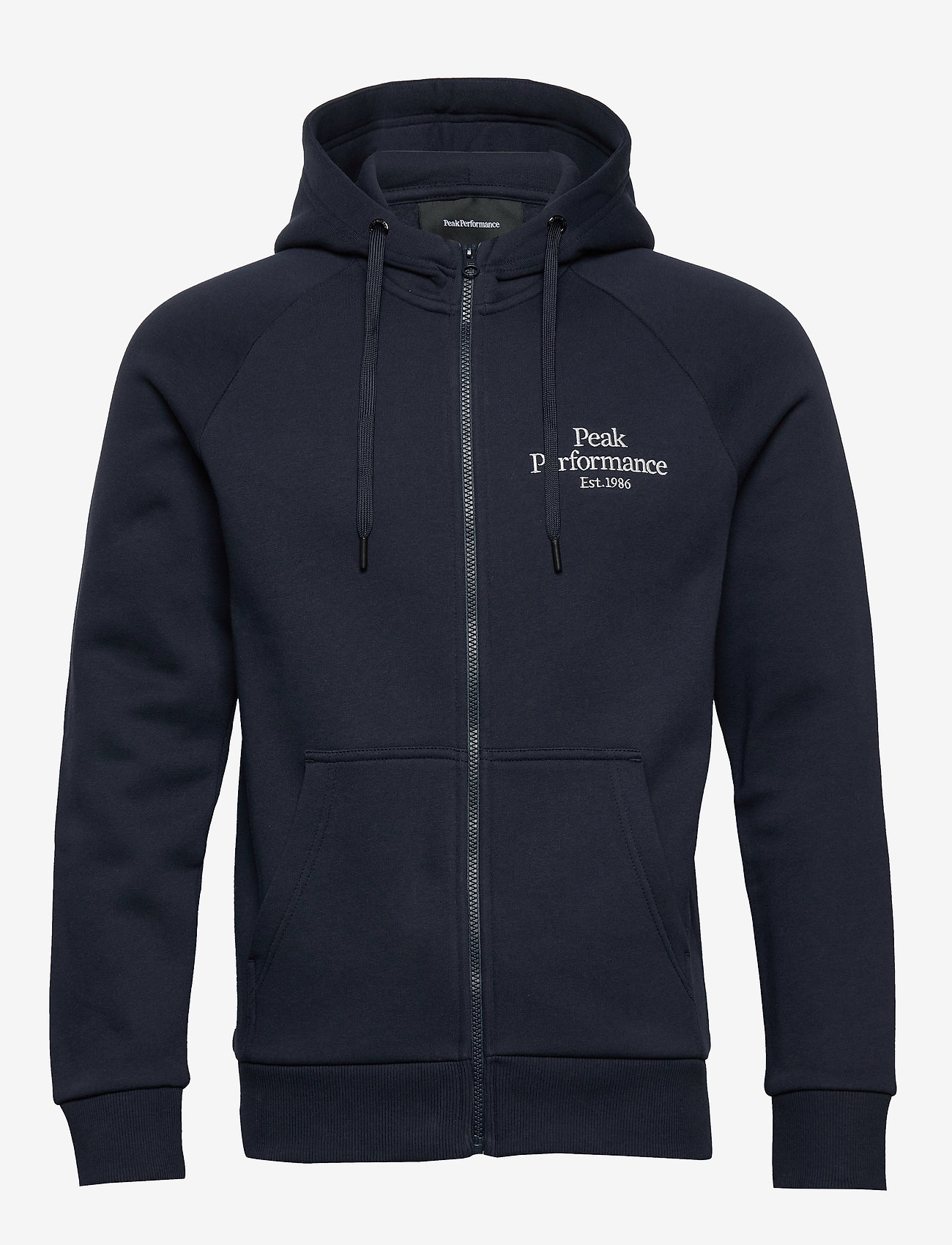 Peak Performance - M Original Zip Hood - blue shadow - 0