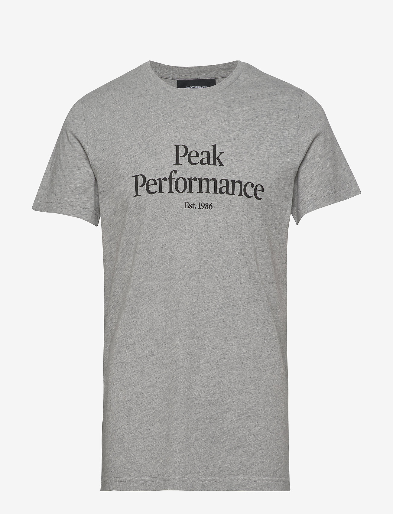 Peak Performance - M Original Tee - med grey mel - 0