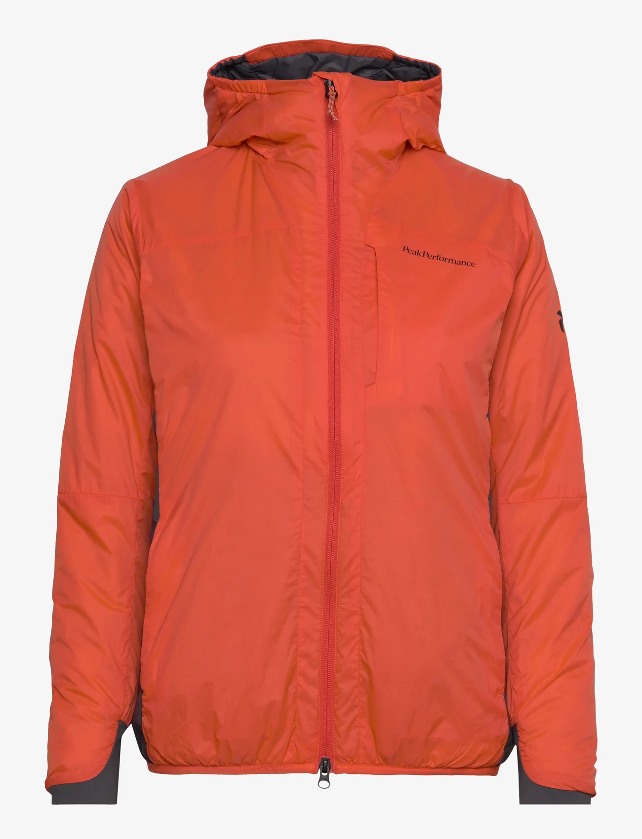 Peak Performance - W Radiance Hood Jacket-ZEAL ORANGE-MOTIO - vinterjakker - zeal orange - 0