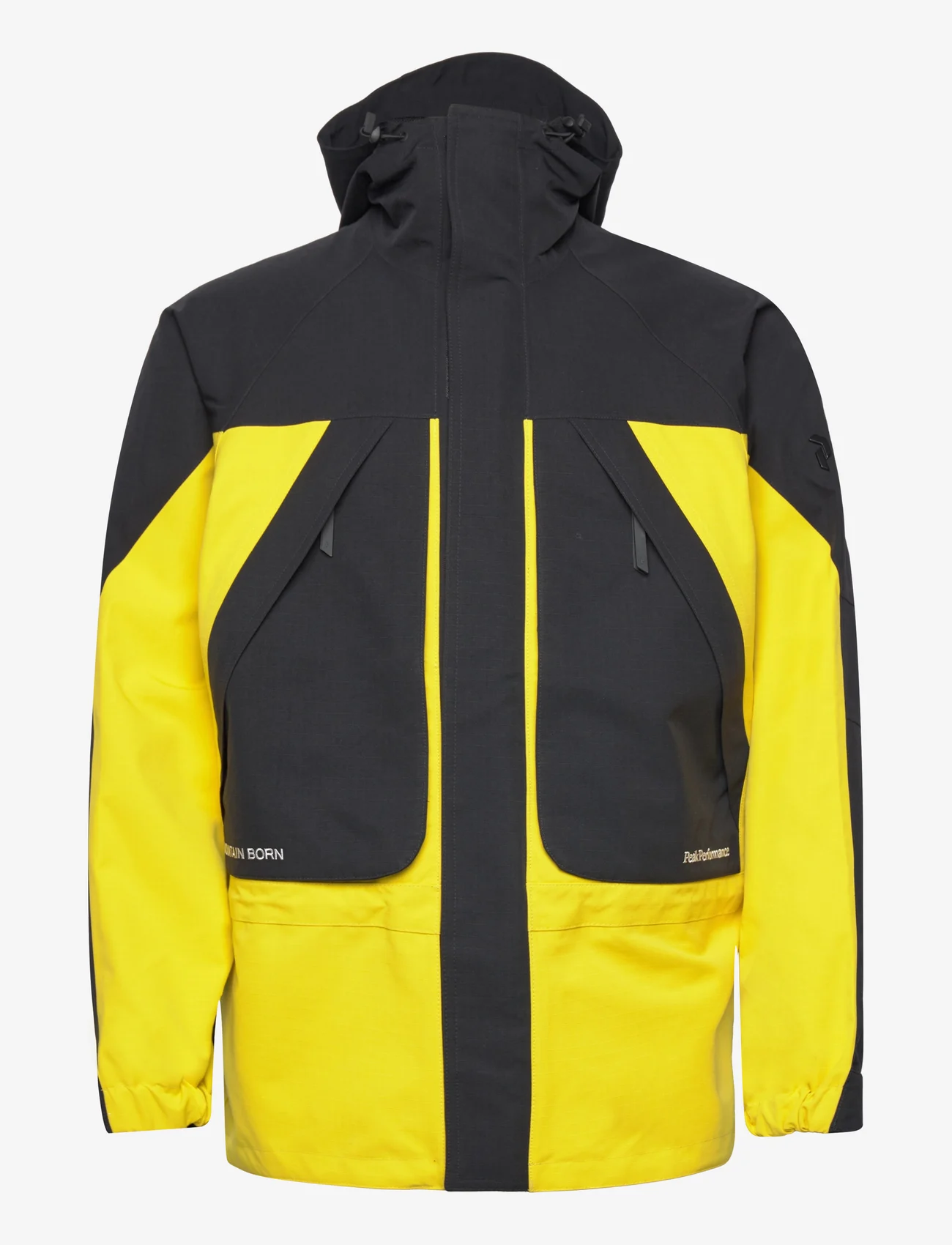 Peak Performance - M Vibe 95 Jacket-TREK YELLOW-BLACK - jakker og frakker - trek yellow - 0