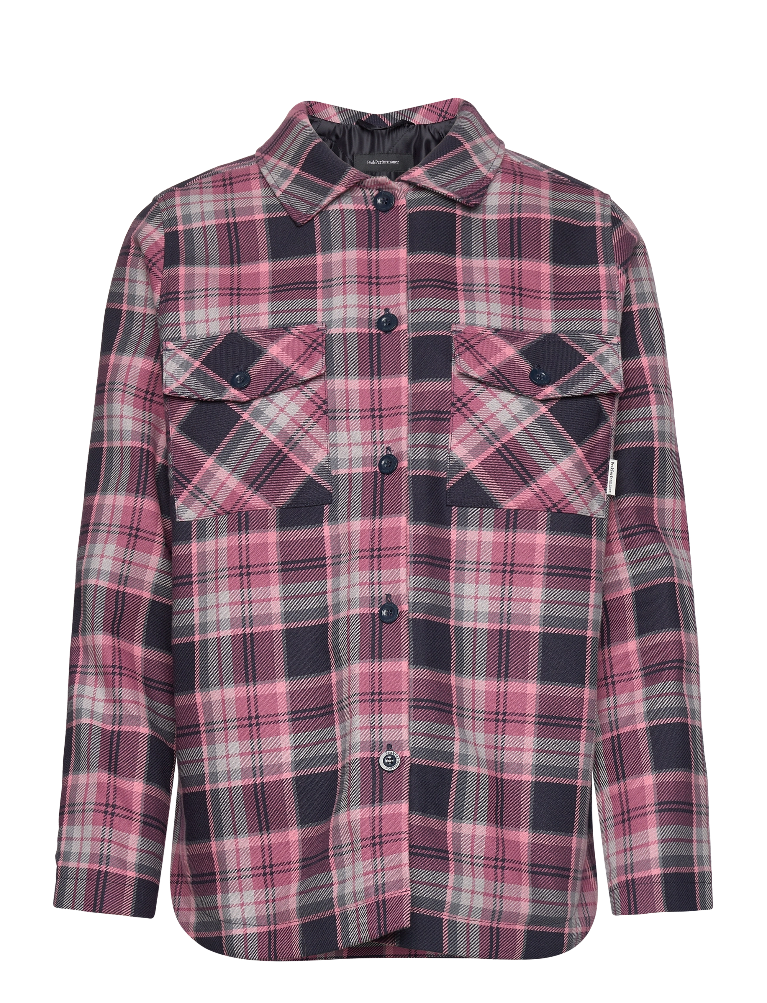 W Padded Cotton Overshirt - 128 CHECK