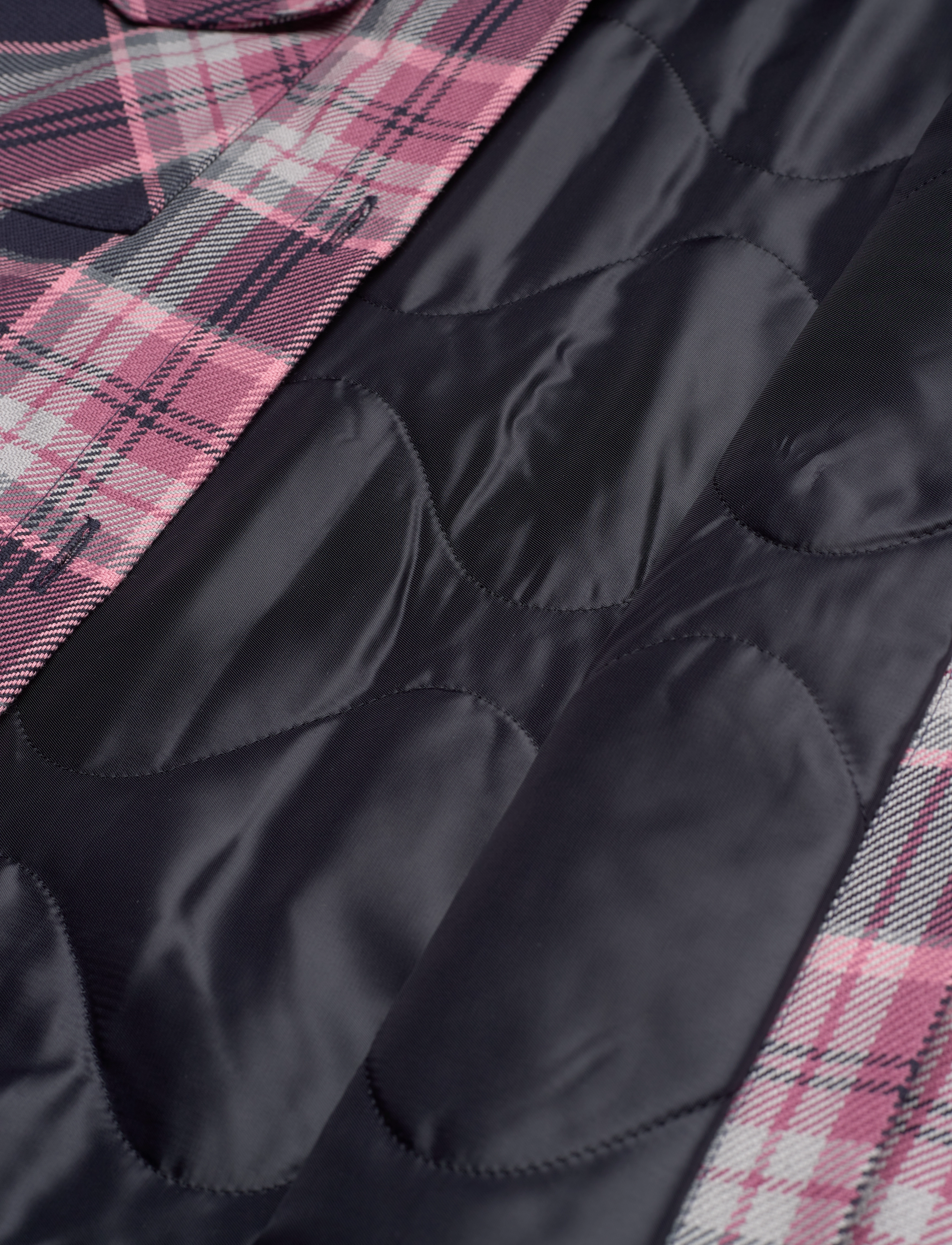 Peak Performance - W Padded Cotton Overshirt - skjortor - 128 check - 4