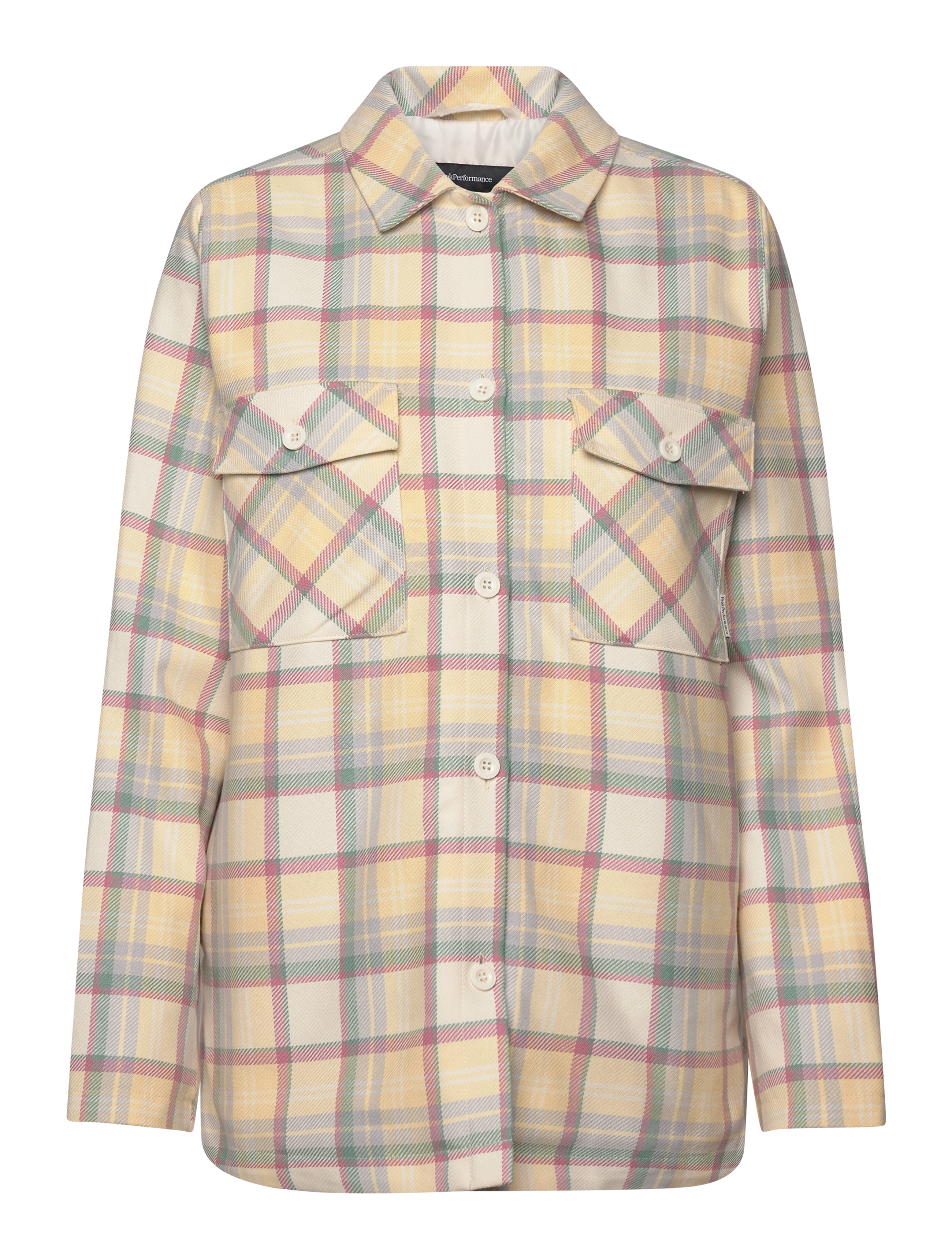 W Padded Cotton Overshirt - 129 CHECK