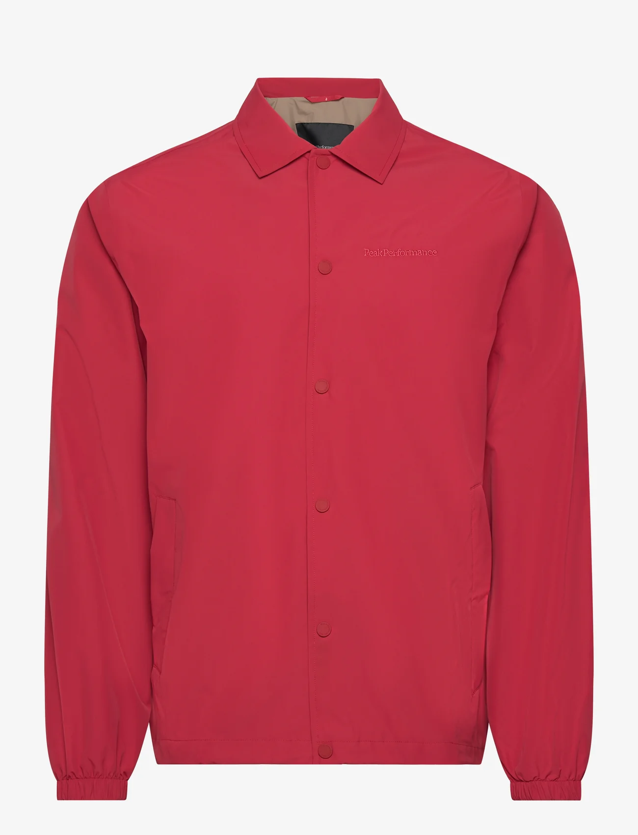 Peak Performance - M 2L Coach Jacket - pavasarinės striukės - softer red - 0