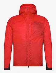 Peak Performance - M Radiance Hood Jacket - padded jackets - racing red - 0