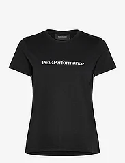 Peak Performance - W Ground Tee - t-shirts - black - 0