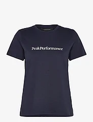 Peak Performance - W Ground Tee - t-shirts - blue shadow - 0