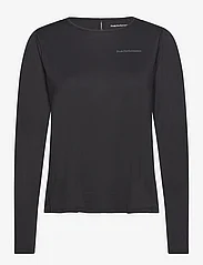 Peak Performance - W Fly LS-BLACK - pitkähihaiset topit - black - 0