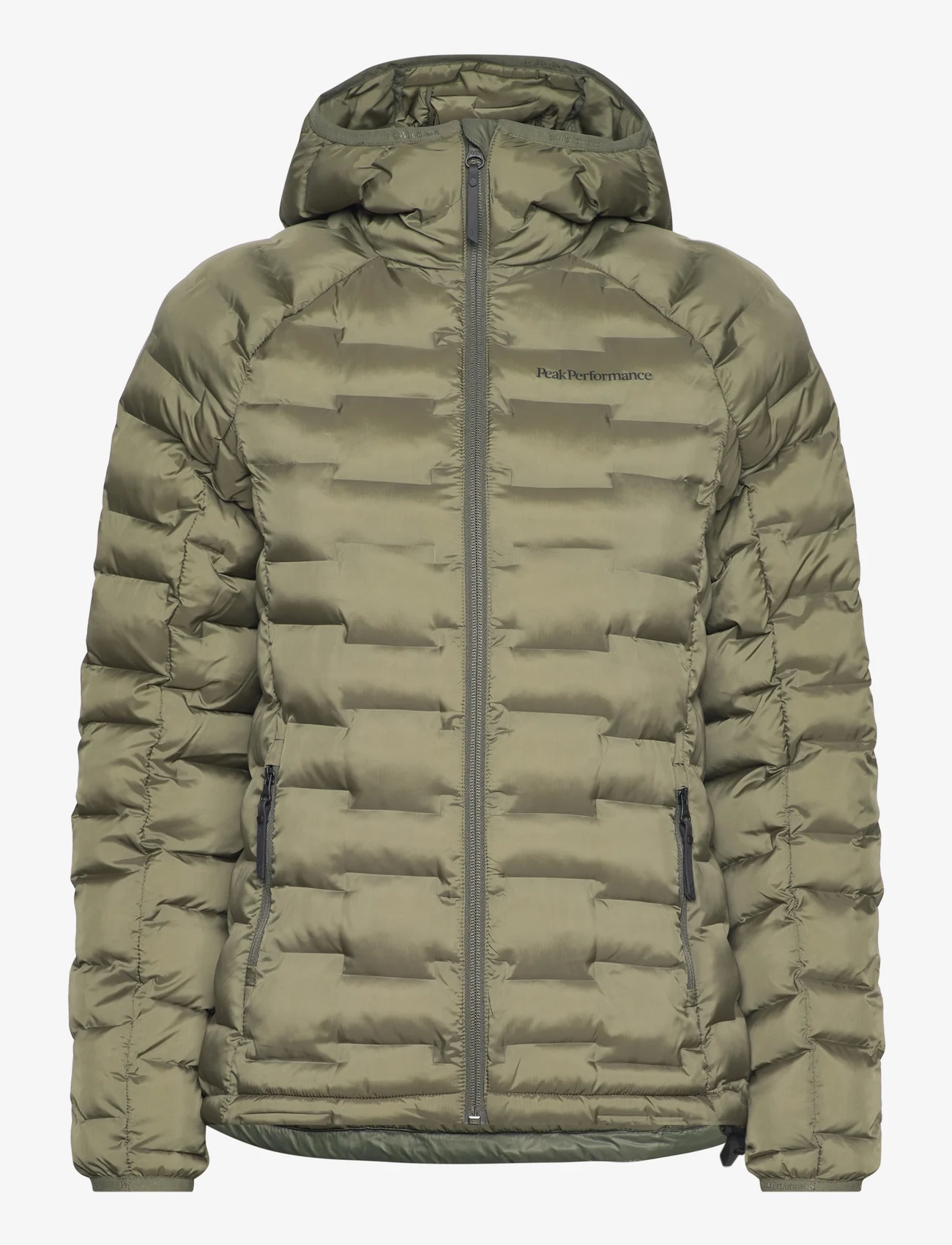 Peak Performance - W Argon Light Hood Jacket - quilted jackets - pine needle - 0