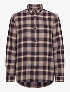 W Cotton Flannel Shirt-141 CHECK - 141 CHECK