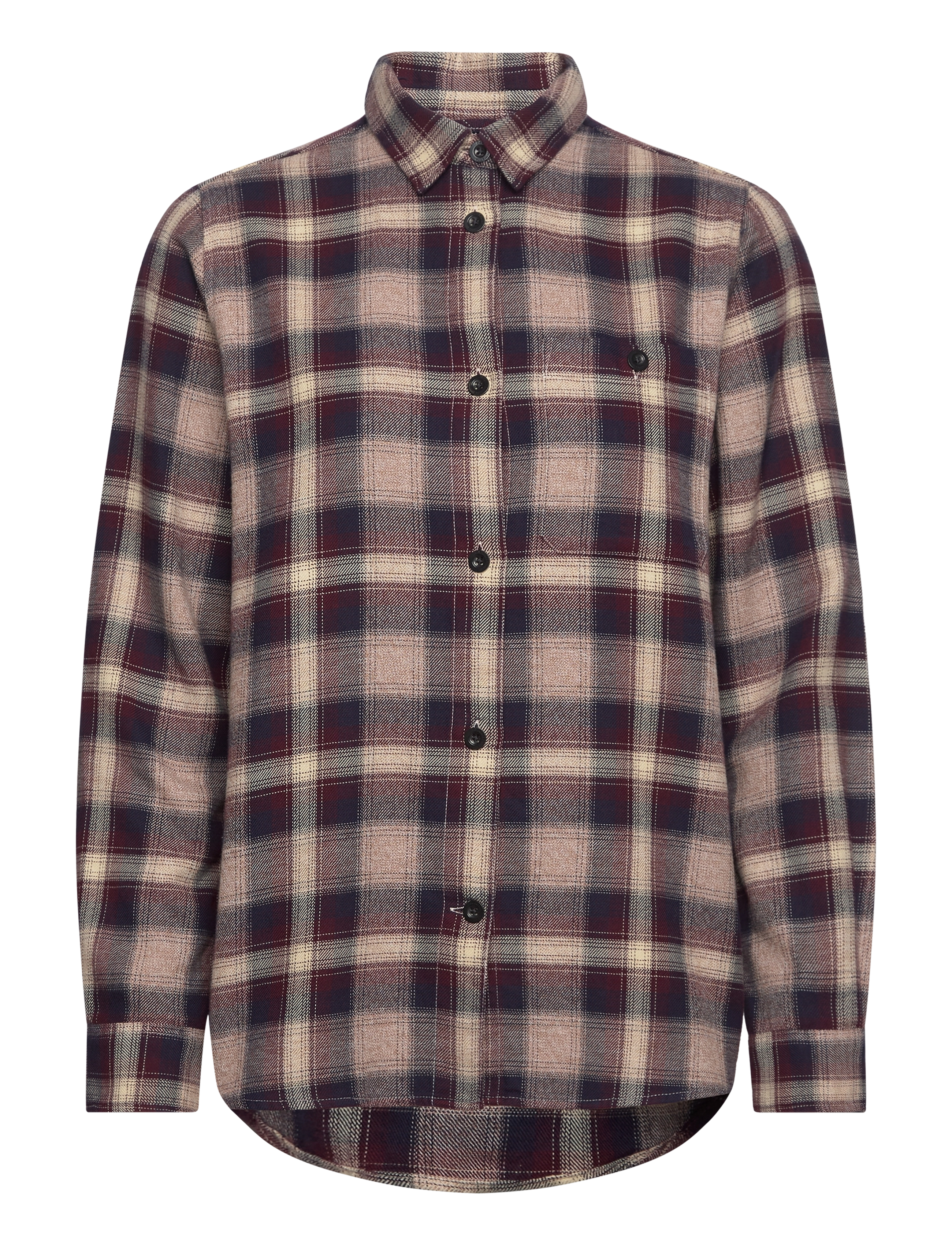 W Cotton Flannel Shirt-141 CHECK - 141 CHECK