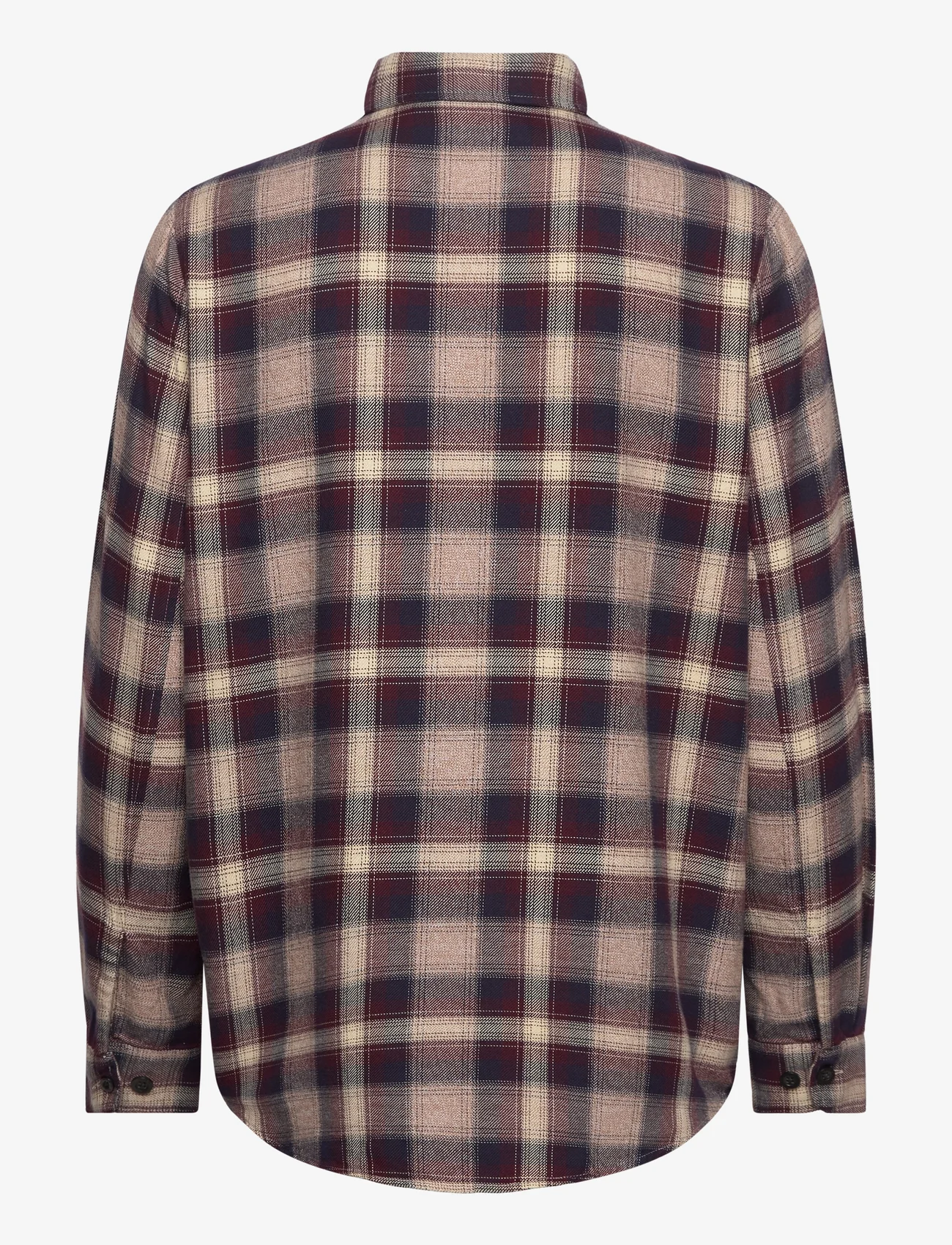 Peak Performance - W Cotton Flannel Shirt-141 CHECK - långärmade skjortor - 141 check - 1