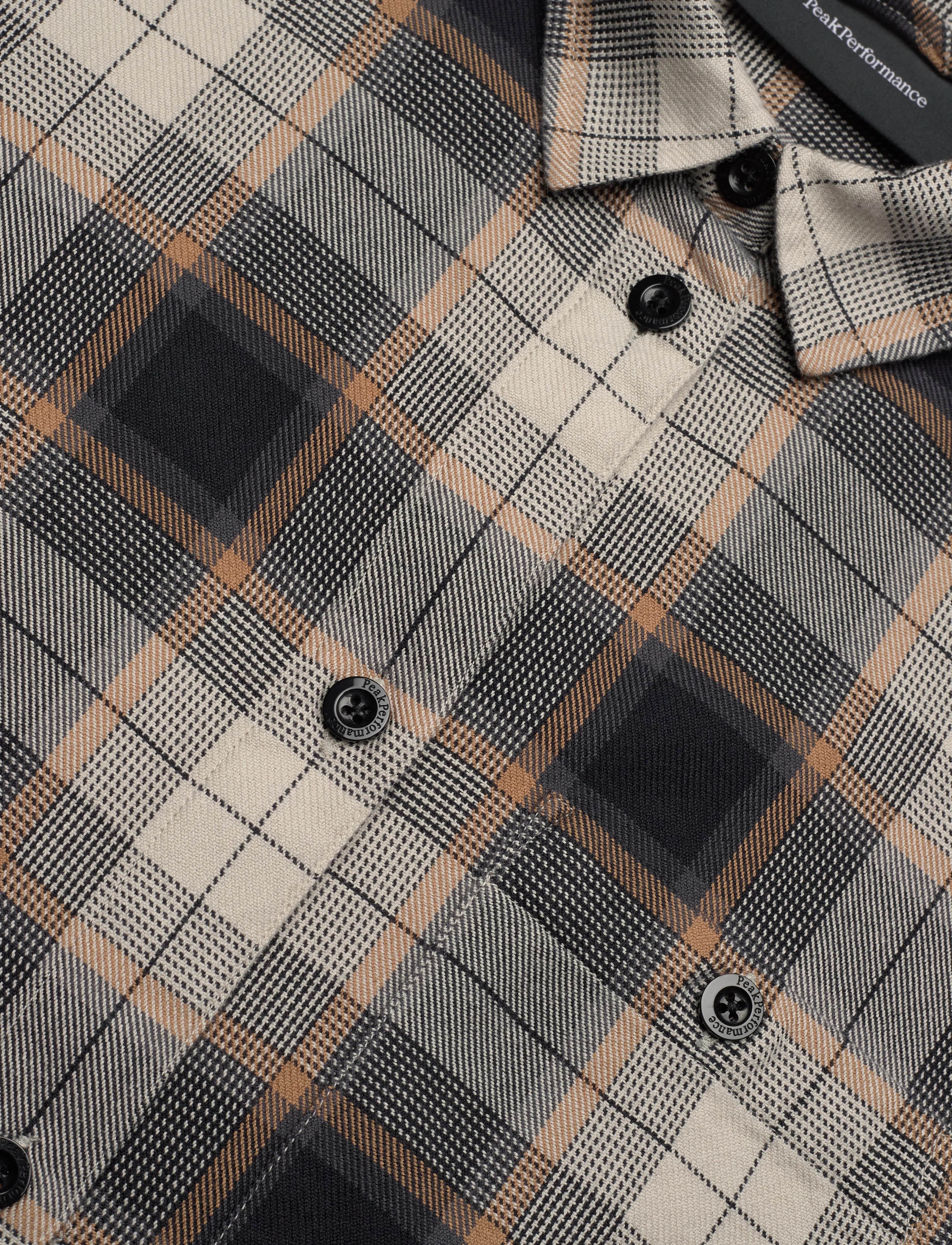 Peak Performance - W Cotton Flannel Shirt - skjorter - 174 check - 2