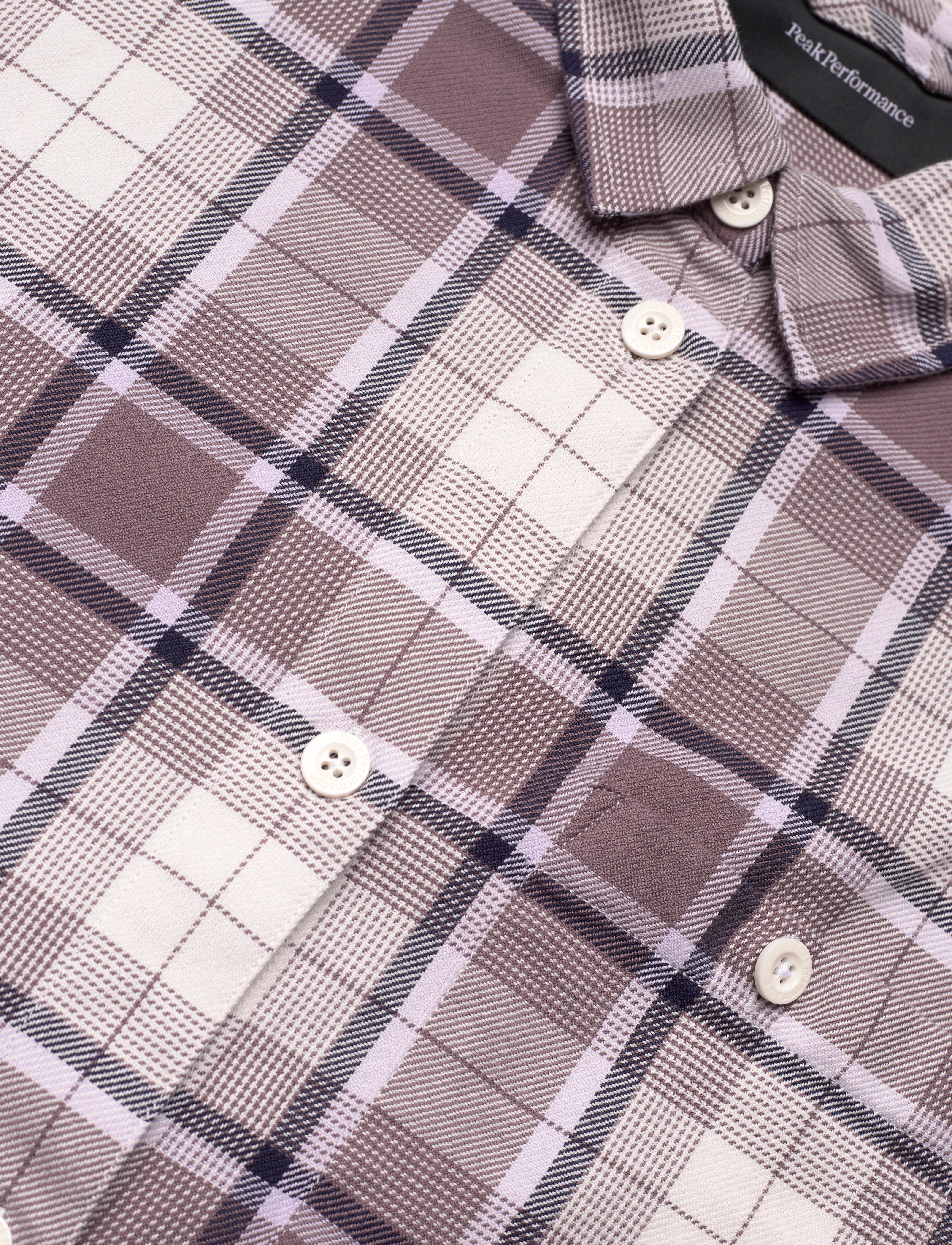Peak Performance - W Cotton Flannel Shirt - skjorter - 176 check - 2