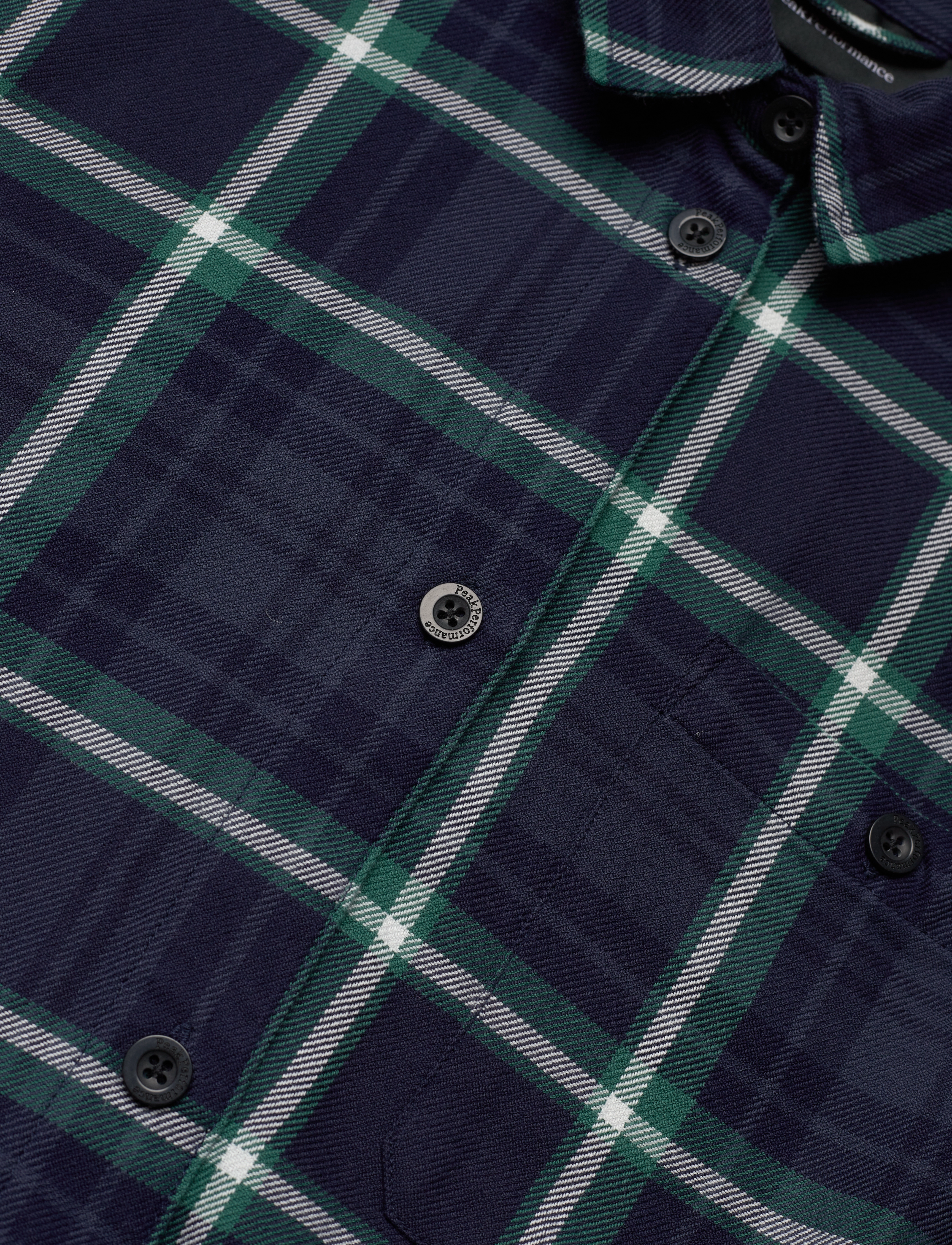 Peak Performance - W Cotton Flannel Shirt - skjorter - 193 check - 2