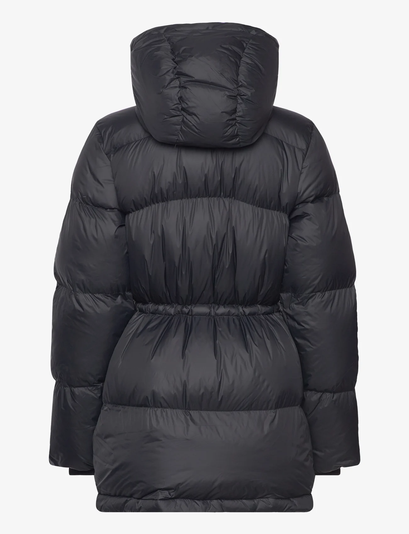 Peak Performance - W Down Hood Parka-BLACK - parka coats - black - 1