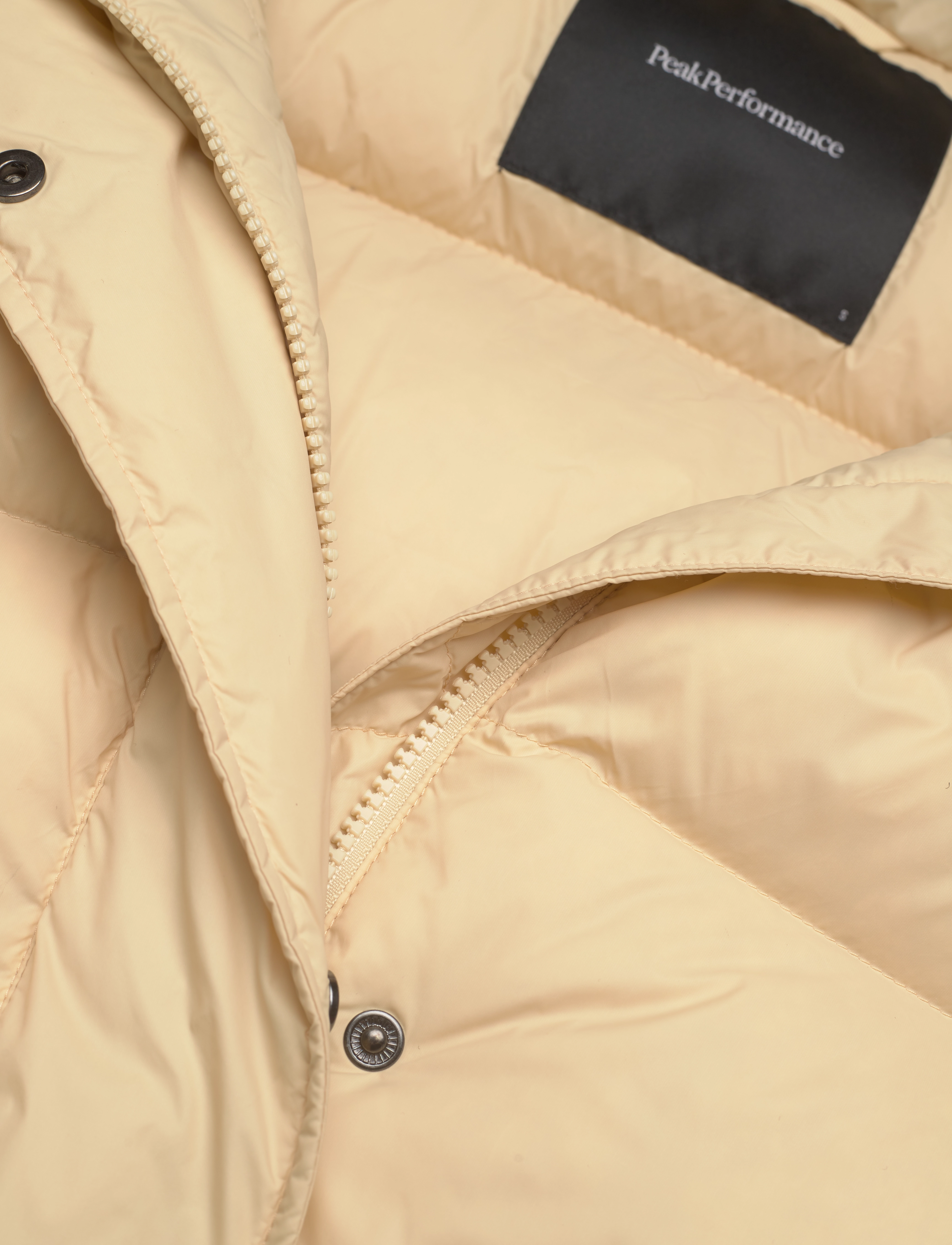 Peak Performance - W Down Hood Parka-PALE - pale - 2