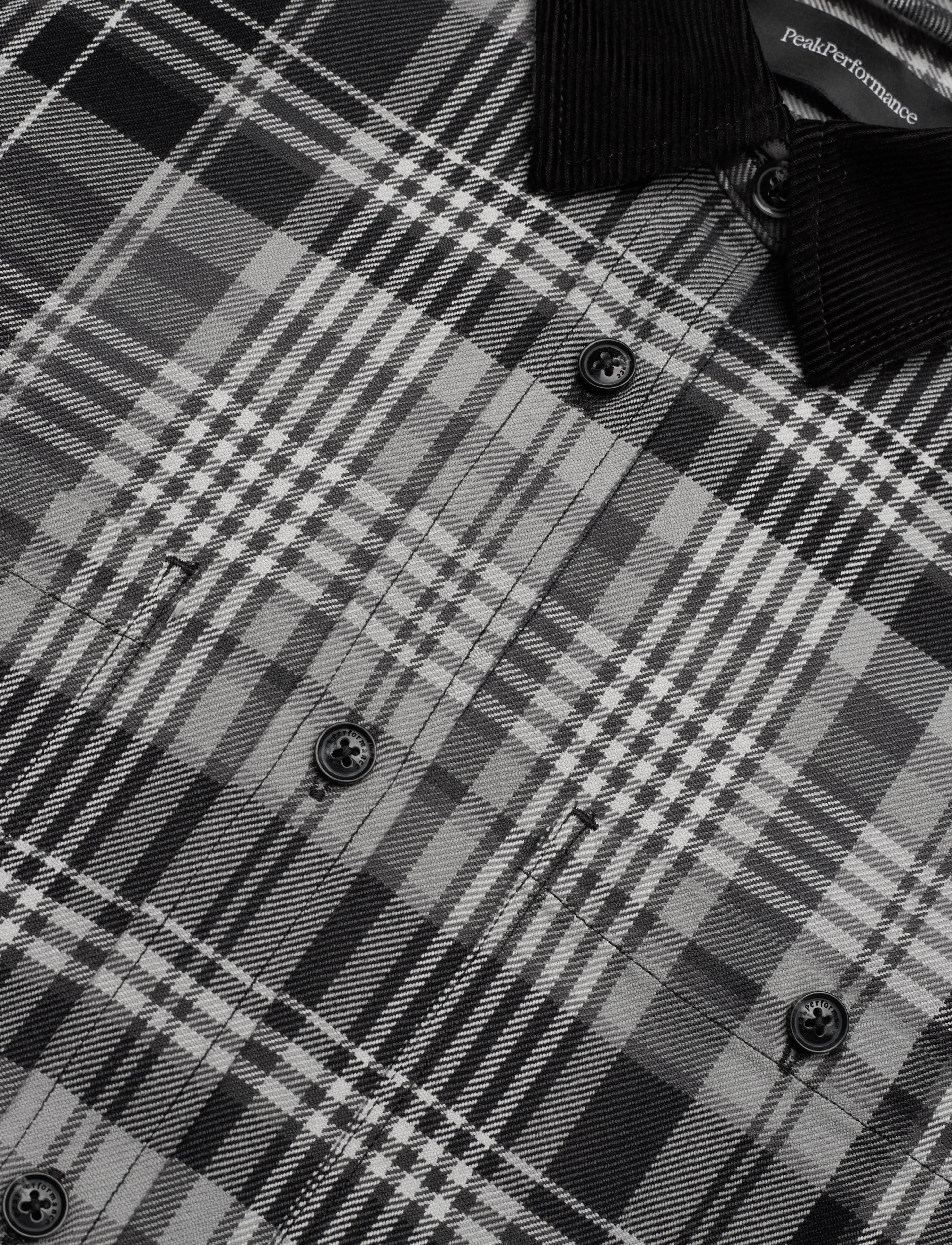 Peak Performance - W Heavy Cotton Shirt - skjorter - 159 check - 2