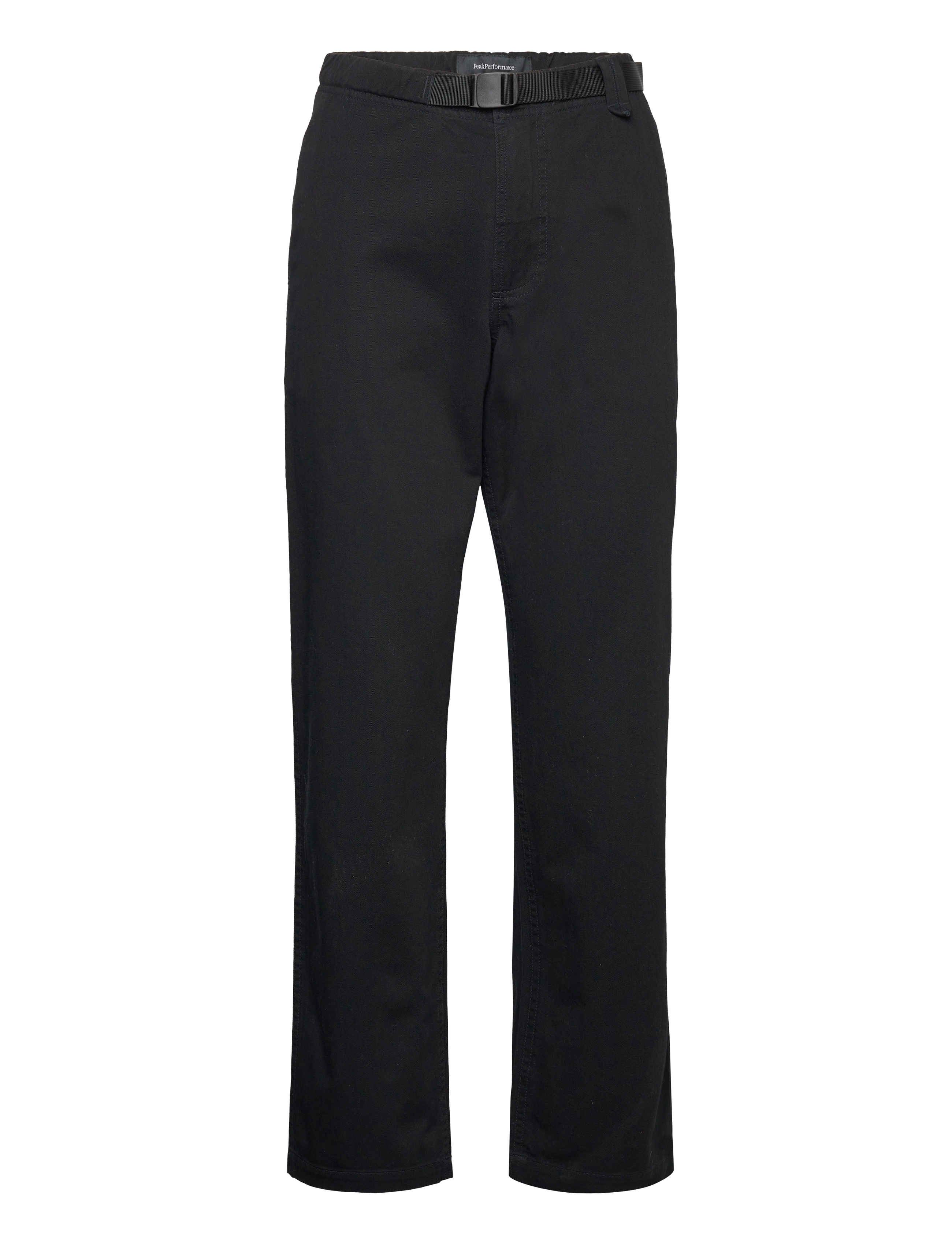 Peak Performance W Heavy Cotton Pant-BLACK - Urheiluhousut - BLACK / black