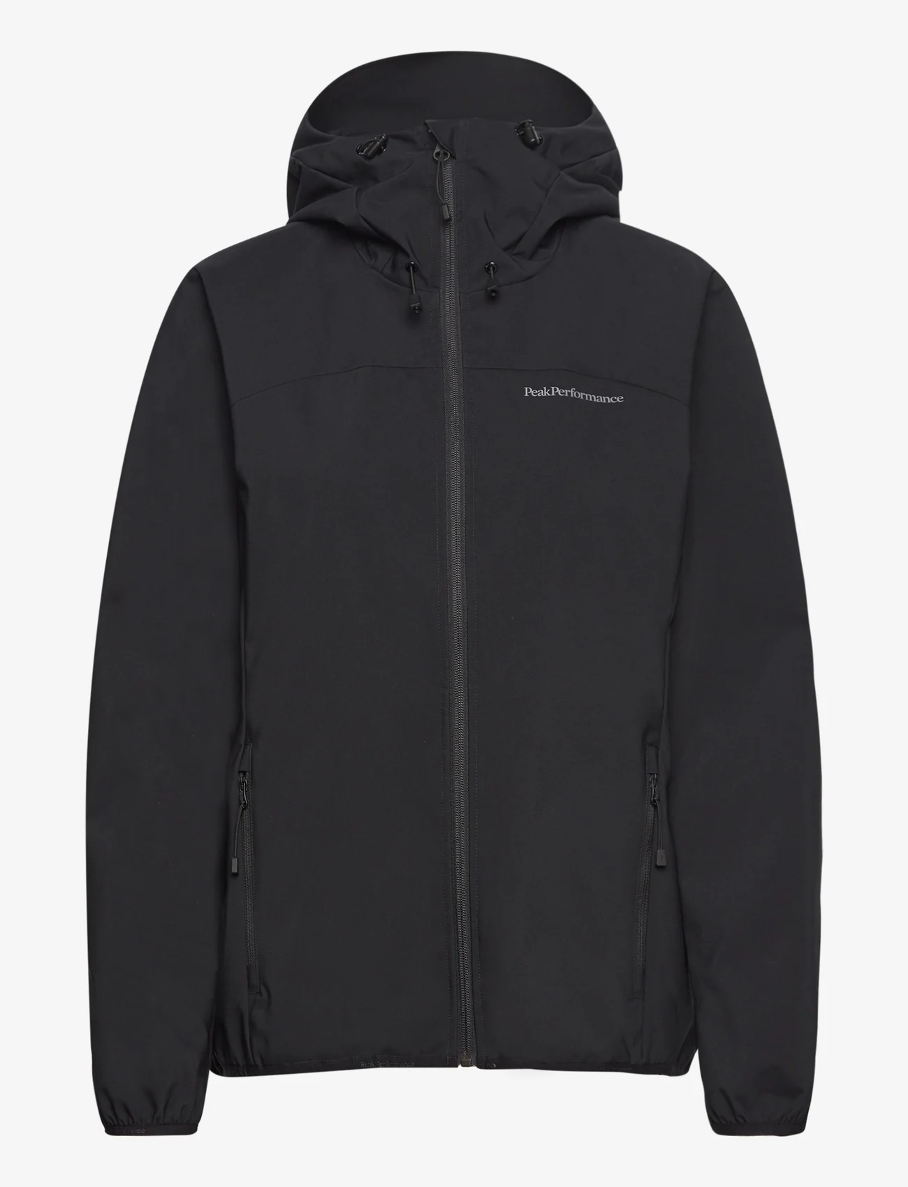 Peak Performance - W Outdoor 2L Jacket-BLACK - outdoor & rain jackets - black - 0