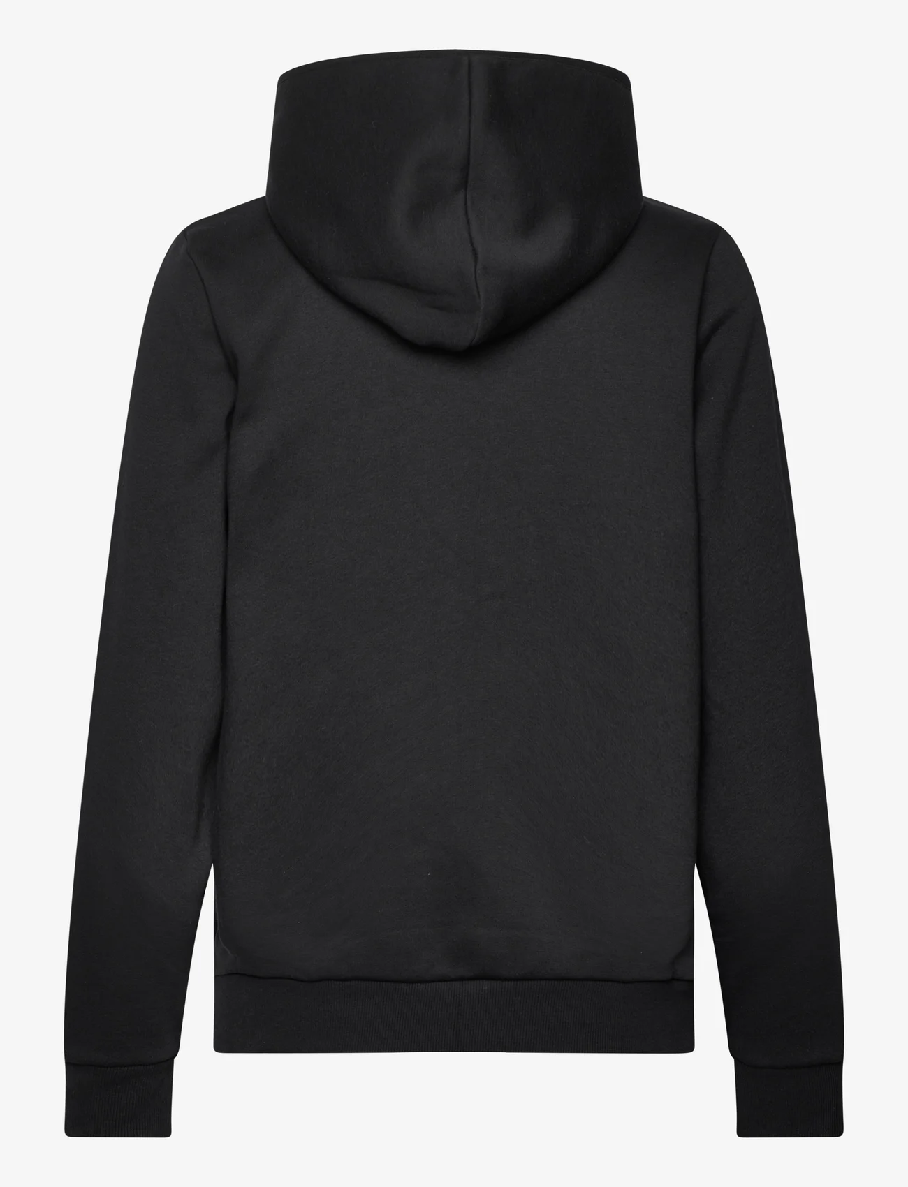 Peak Performance - W Logo Zip Hood Sweatshir - džemperi ar kapuci - black - 1