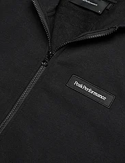 Peak Performance - W Logo Zip Hood Sweatshir - džemperiai su gobtuvu - black - 2
