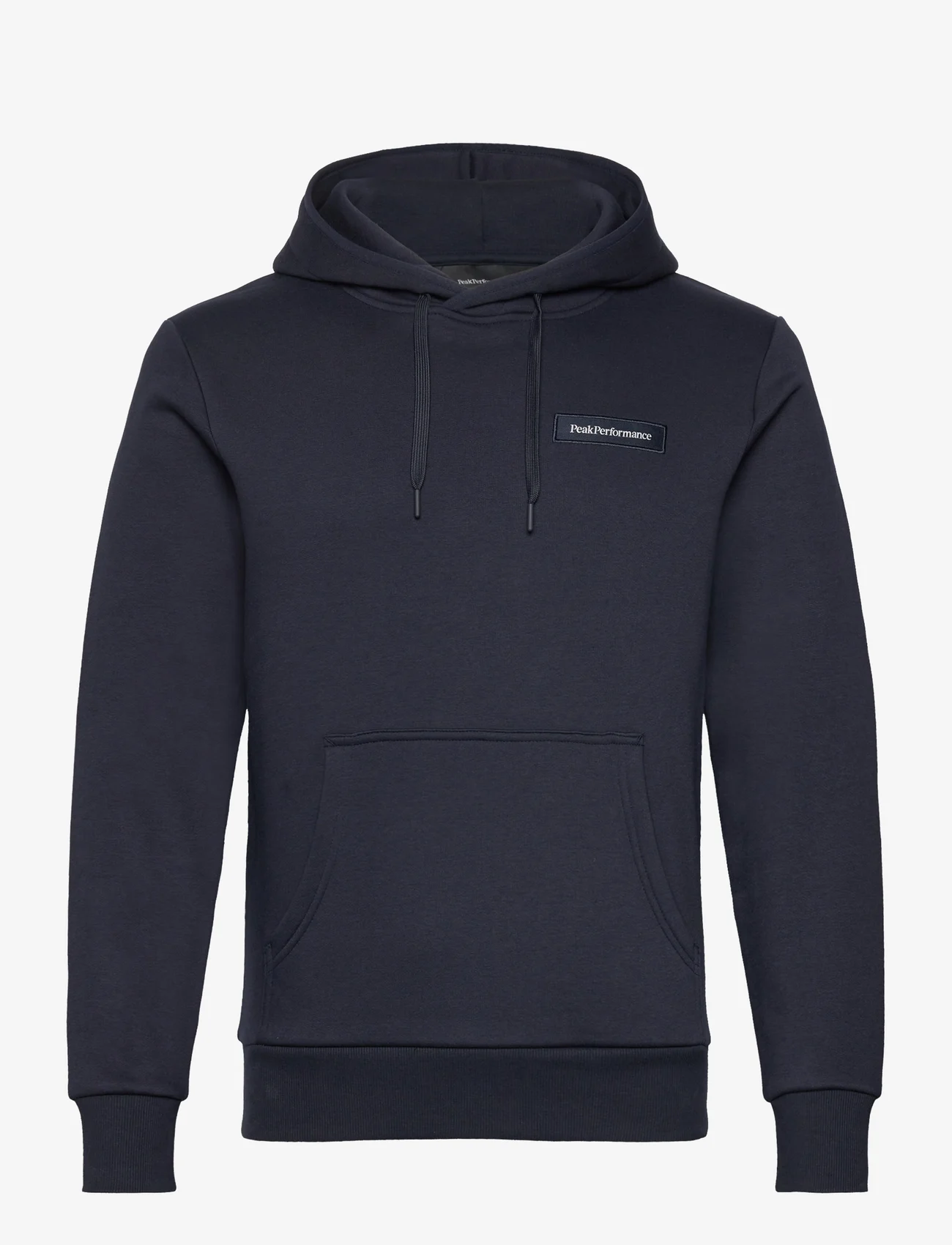 Peak Performance - M Logo Hood Sweatshirt - mid layer jackets - blue shadow - 0