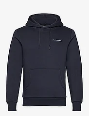 Peak Performance - M Logo Hood Sweatshirt - vahekihina kantavad jakid - blue shadow - 0