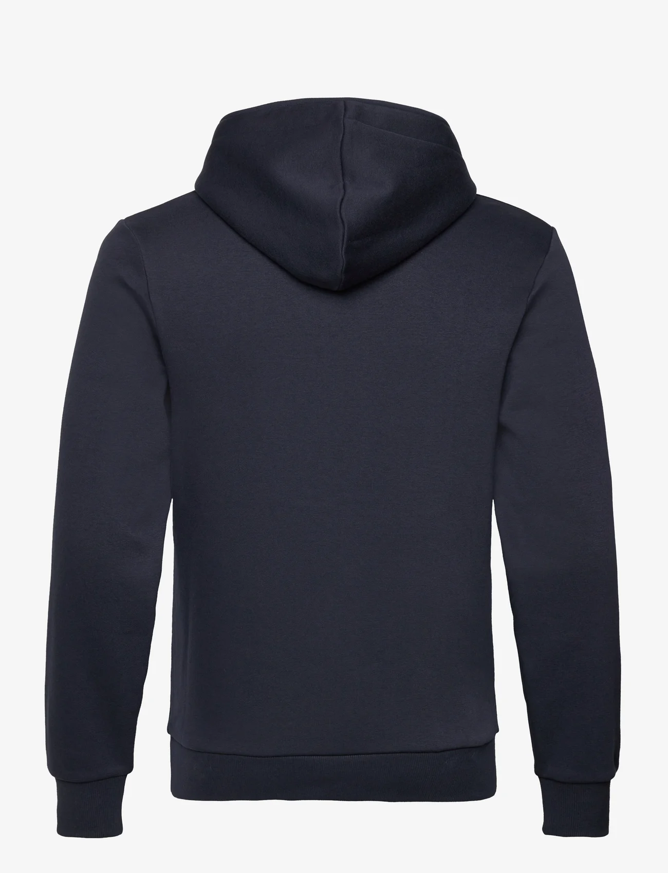 Peak Performance - M Logo Hood Sweatshirt - mid layer jackets - blue shadow - 1