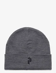 Peak Performance - Logo Hat - hats - med grey melange - 0