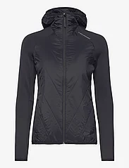 Peak Performance - W Insulated Hybrid Hood-BLACK - spring jackets - black - 0