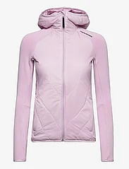 Peak Performance - W Insulated Hybrid Hood-COLD BLUSH - spring jackets - cold blush - 0