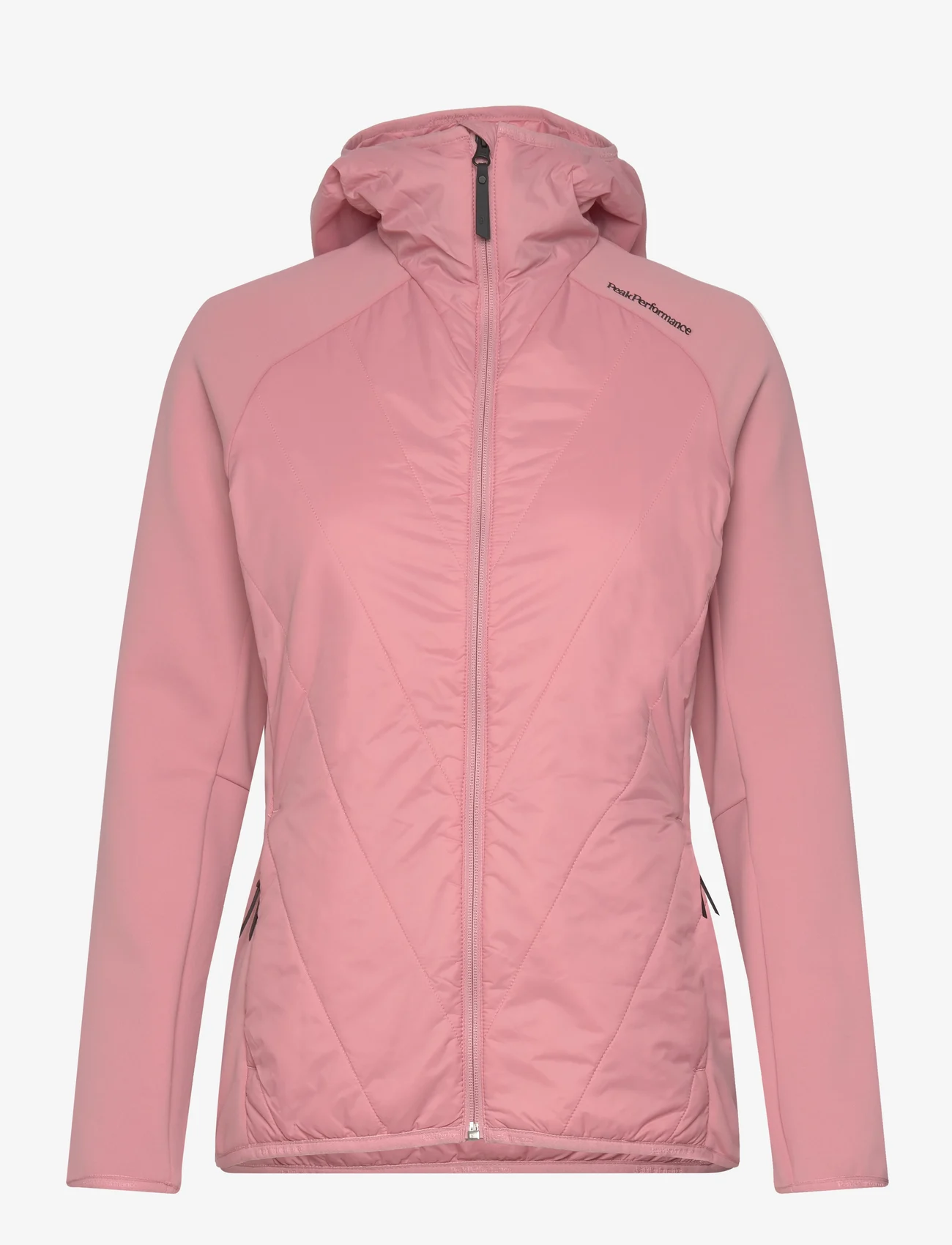 Peak Performance - W Insulated Hybrid Hood - quilted jackets - warm blush - 0