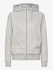 Peak Performance - W Ease Zip Hood - hoodies - med grey melange - 0