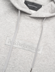 Peak Performance - W Ease Zip Hood - hoodies - med grey melange - 2