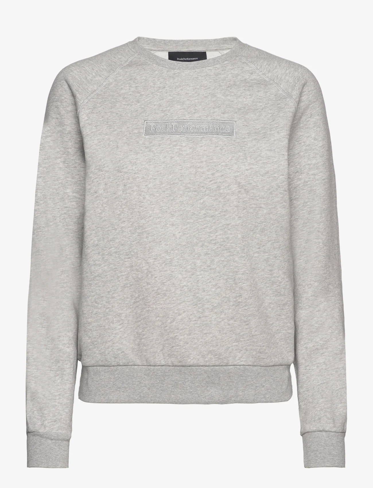 Peak Performance - W Ease Zip Hood - sweatshirts - med grey melange - 0