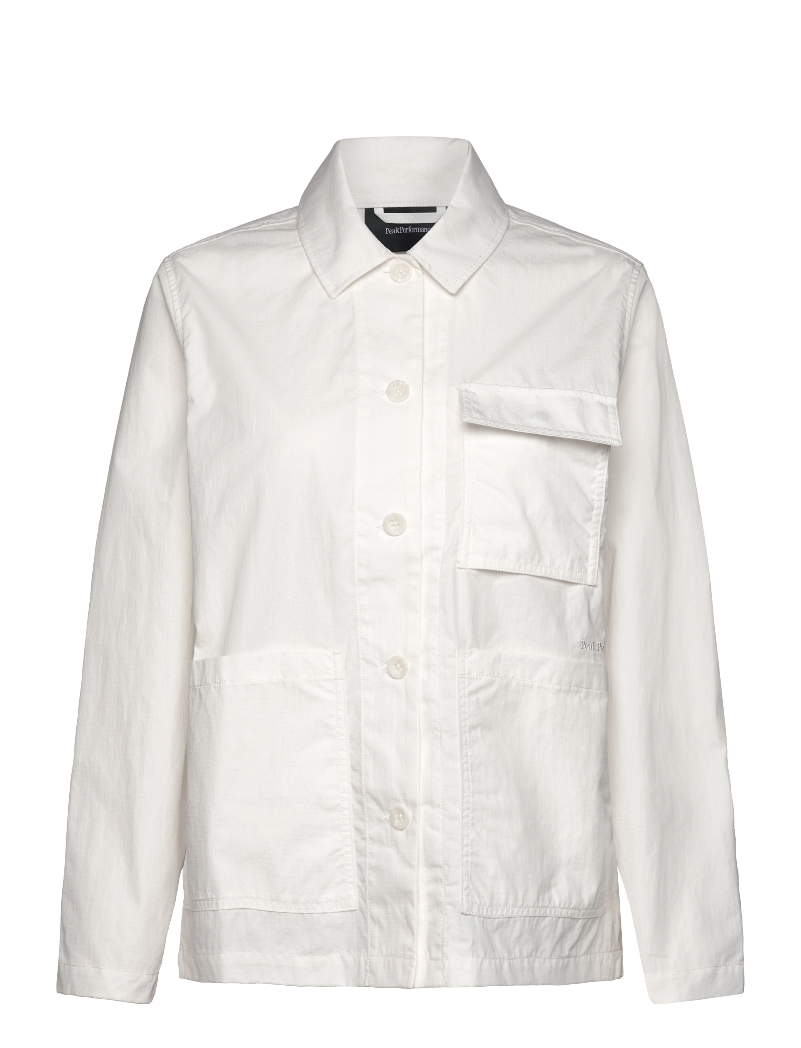 PEAK PERFORMANCE W Ripstop Overshirt Weiß - M - Damen