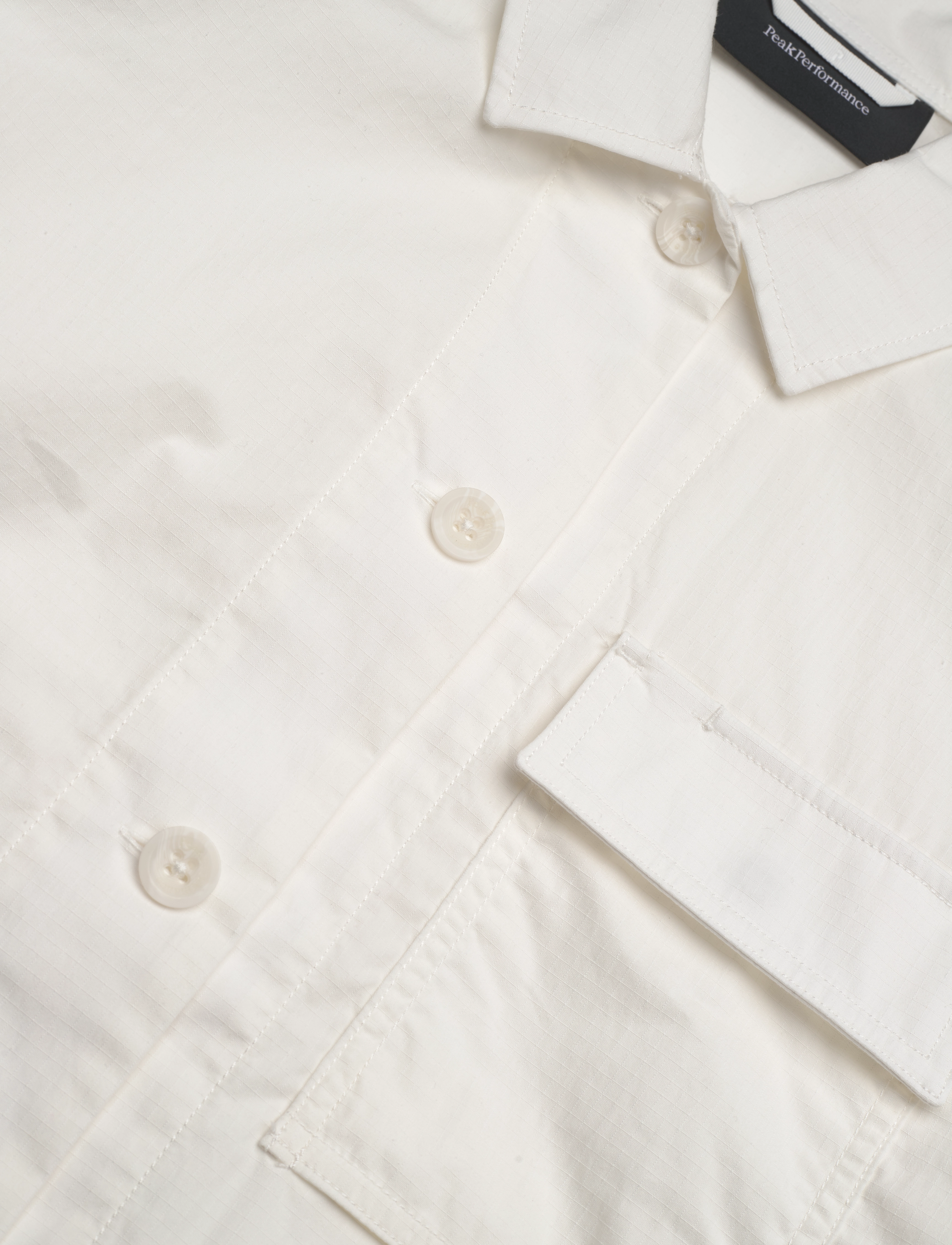 Peak Performance - W Ripstop Overshirt - särgid - offwhite - 2