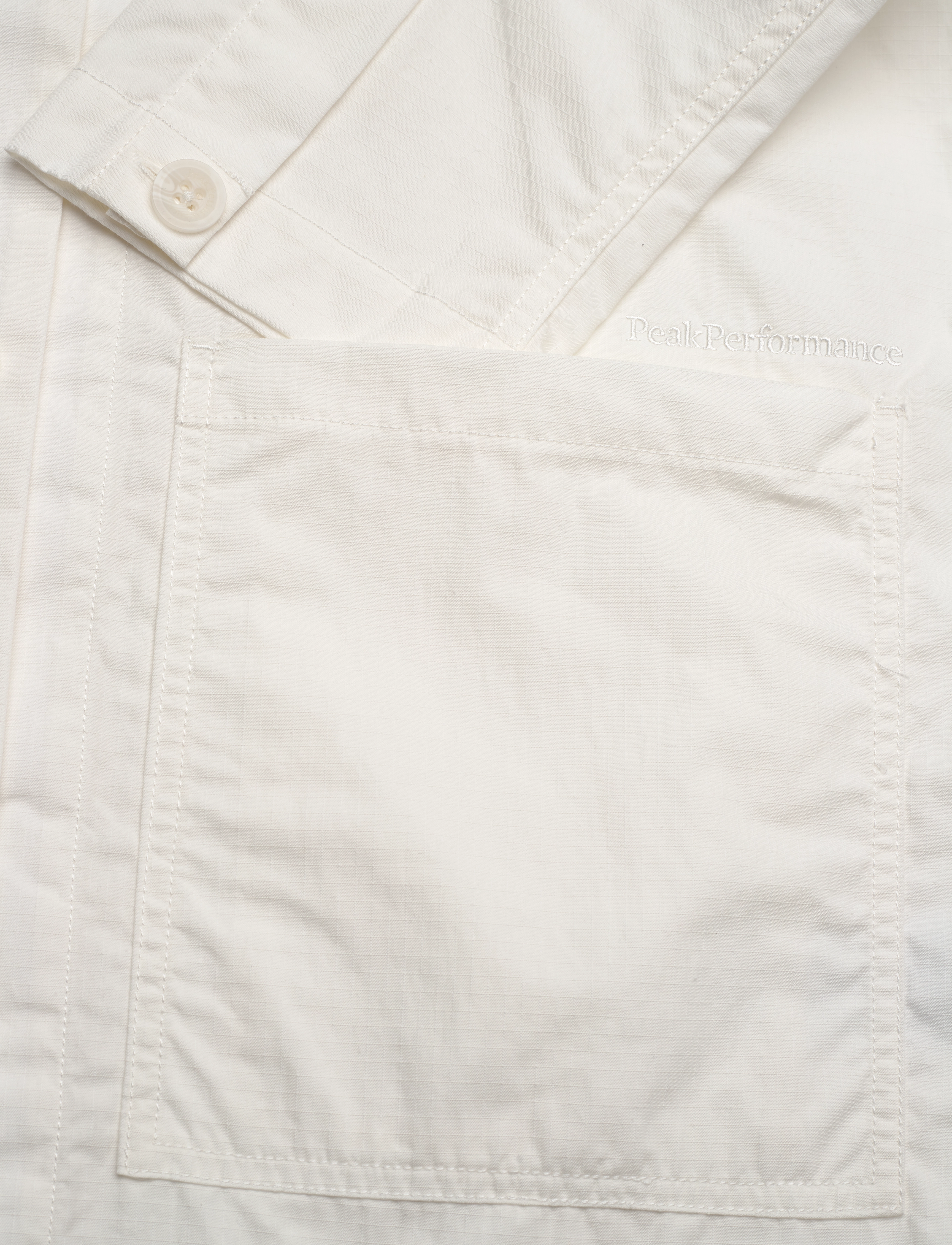Peak Performance - W Ripstop Overshirt - särgid - offwhite - 3